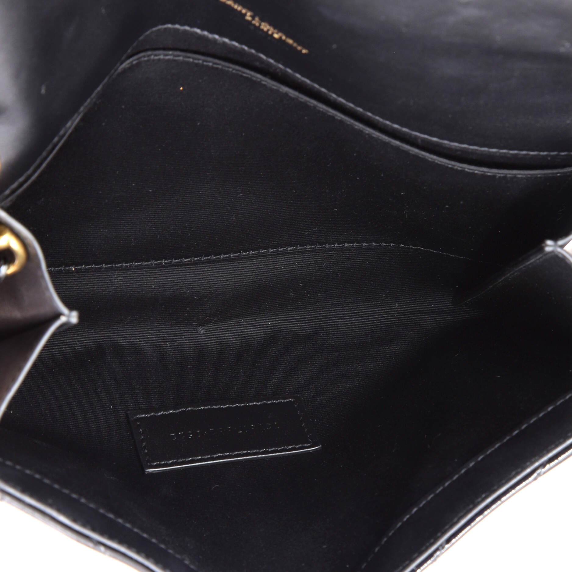 Saint Laurent Cassandre Flap Envelope Wristlet Pouch Matelasse Chevron Patent