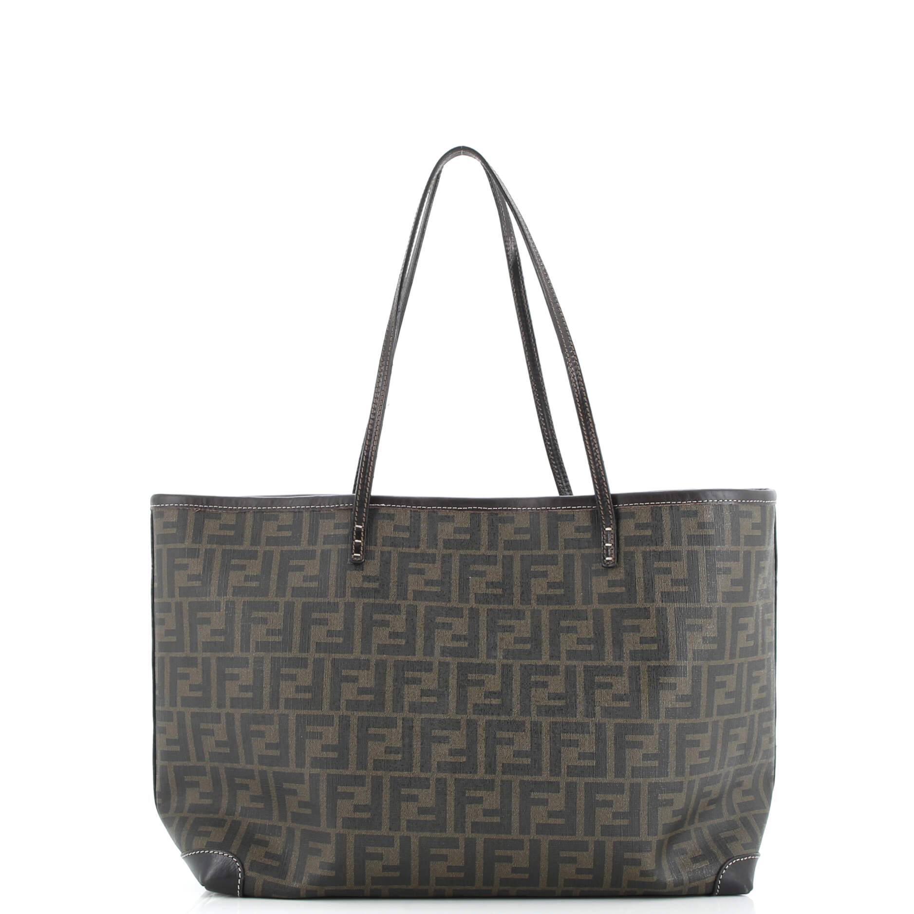 Fendi Roll Tote Zucca Coated Canvas Medium