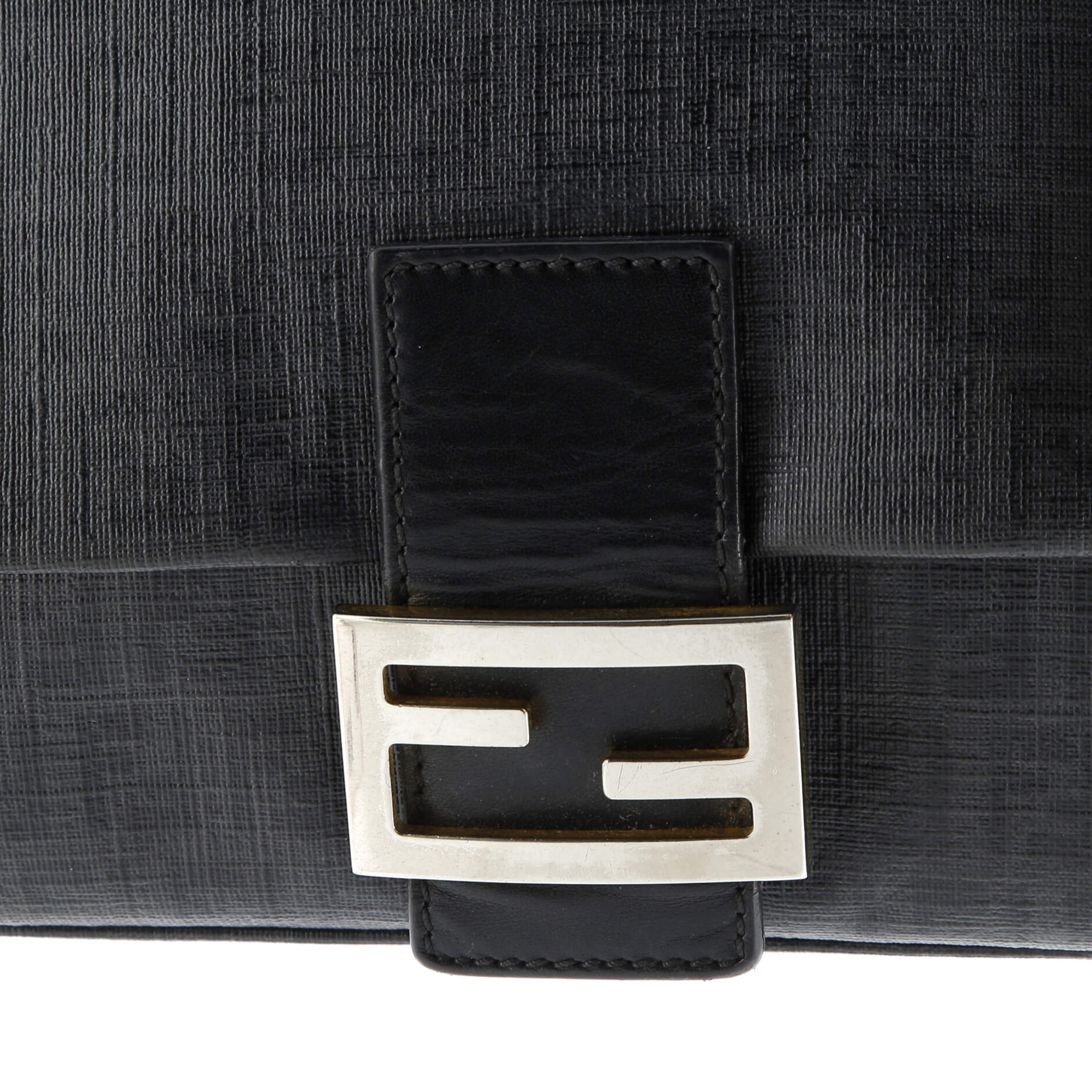 Fendi Mama Forever Bag Zucchino Coated Canvas