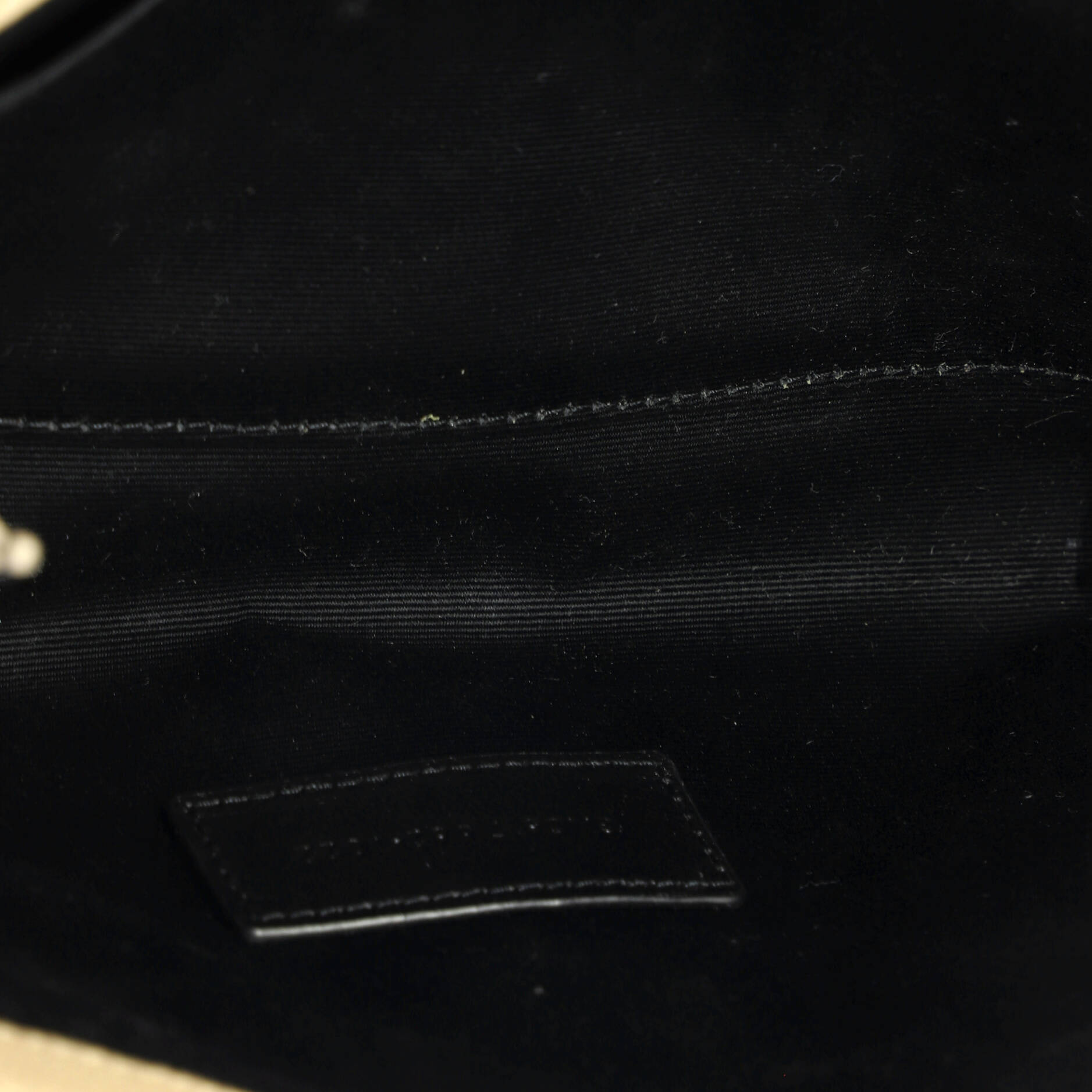 Saint Laurent Classic Monogram Envelope Wristlet Clutch Matelasse Chevron Leather