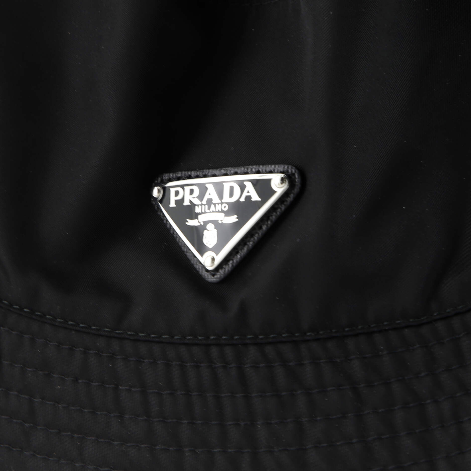 Prada Logo Bucket Hat Re-Nylon