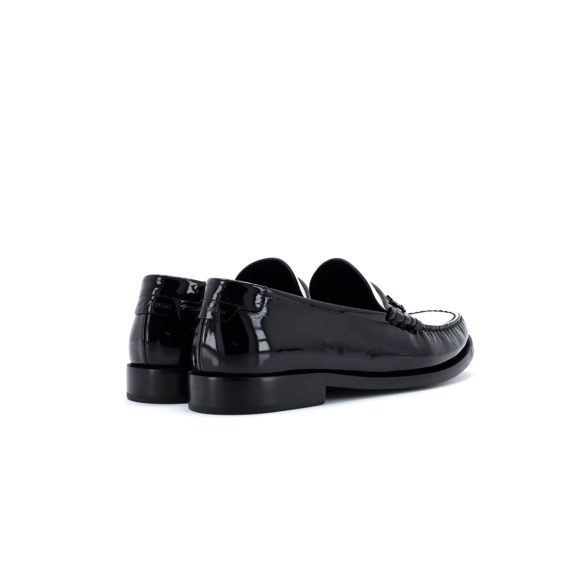 Saint Laurent Women's Le Monogram Penny Loafers Patent