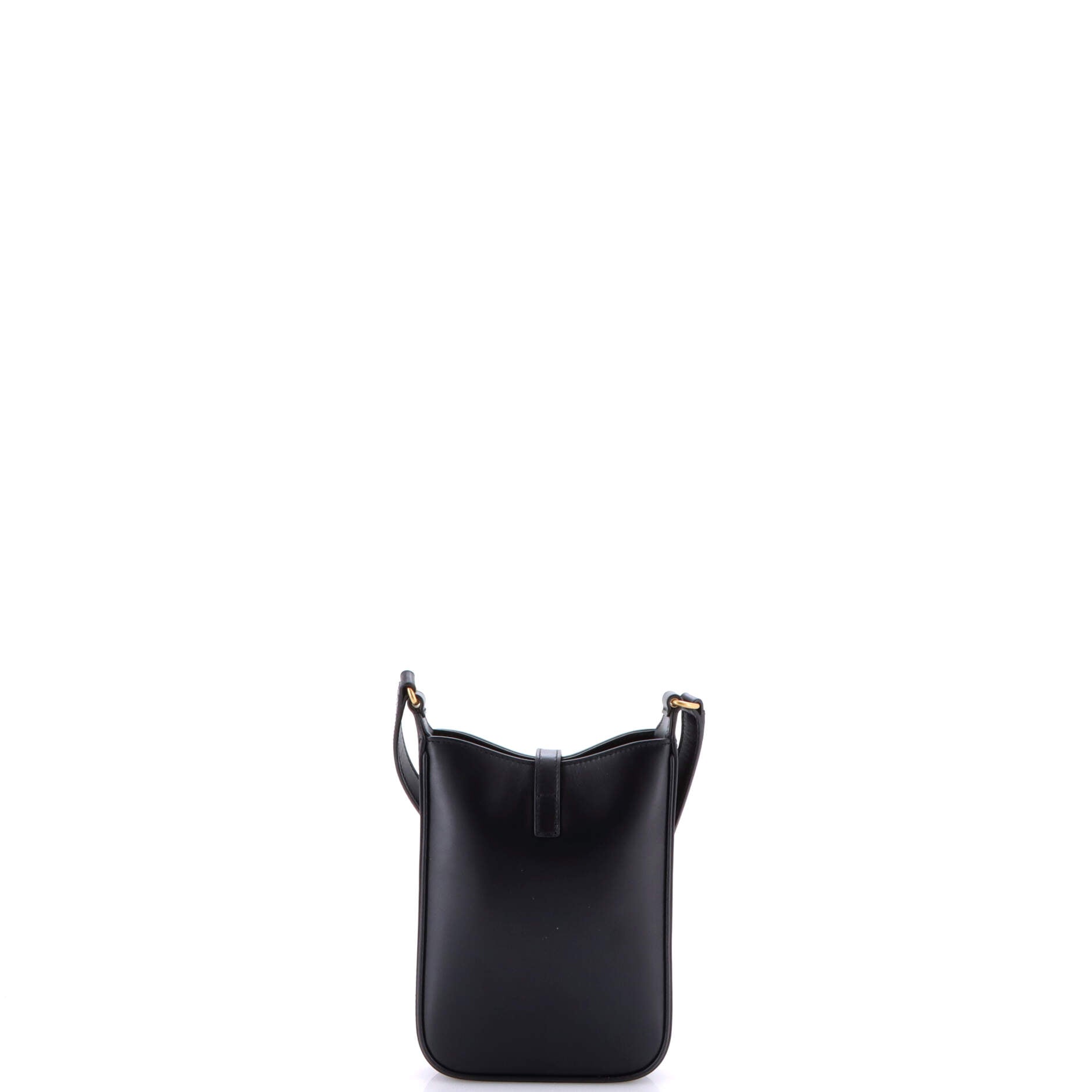 Saint Laurent Le 5 a 7 Vertical Shoulder Bag Leather Mini