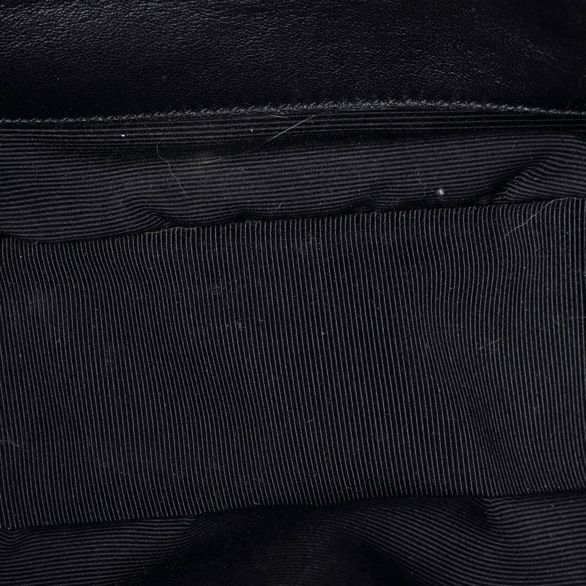 Saint Laurent Classic Monogram Slouchy Envelope Satchel Matelasse Chevron Leather Medium