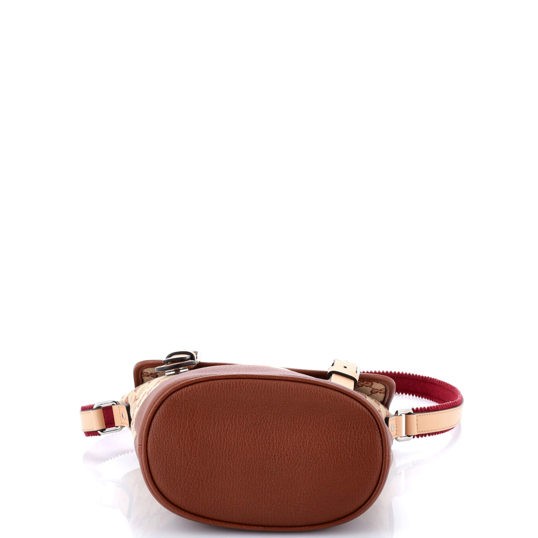 Gucci Children's Interlocking G Patch Flap Messenger Bag GG Canvas and Leather