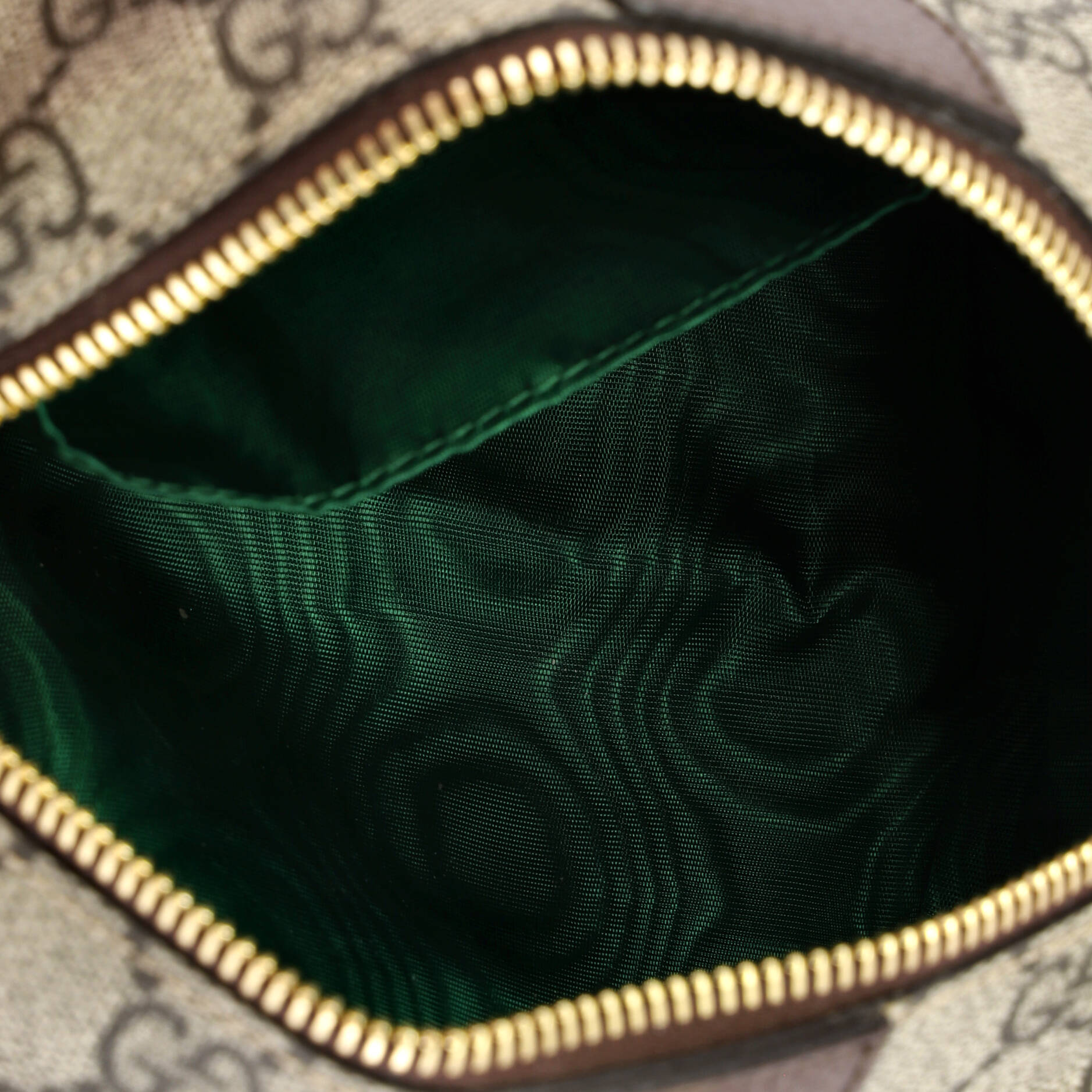Gucci Ophidia Cosmetic Pouch GG Coated Canvas Small