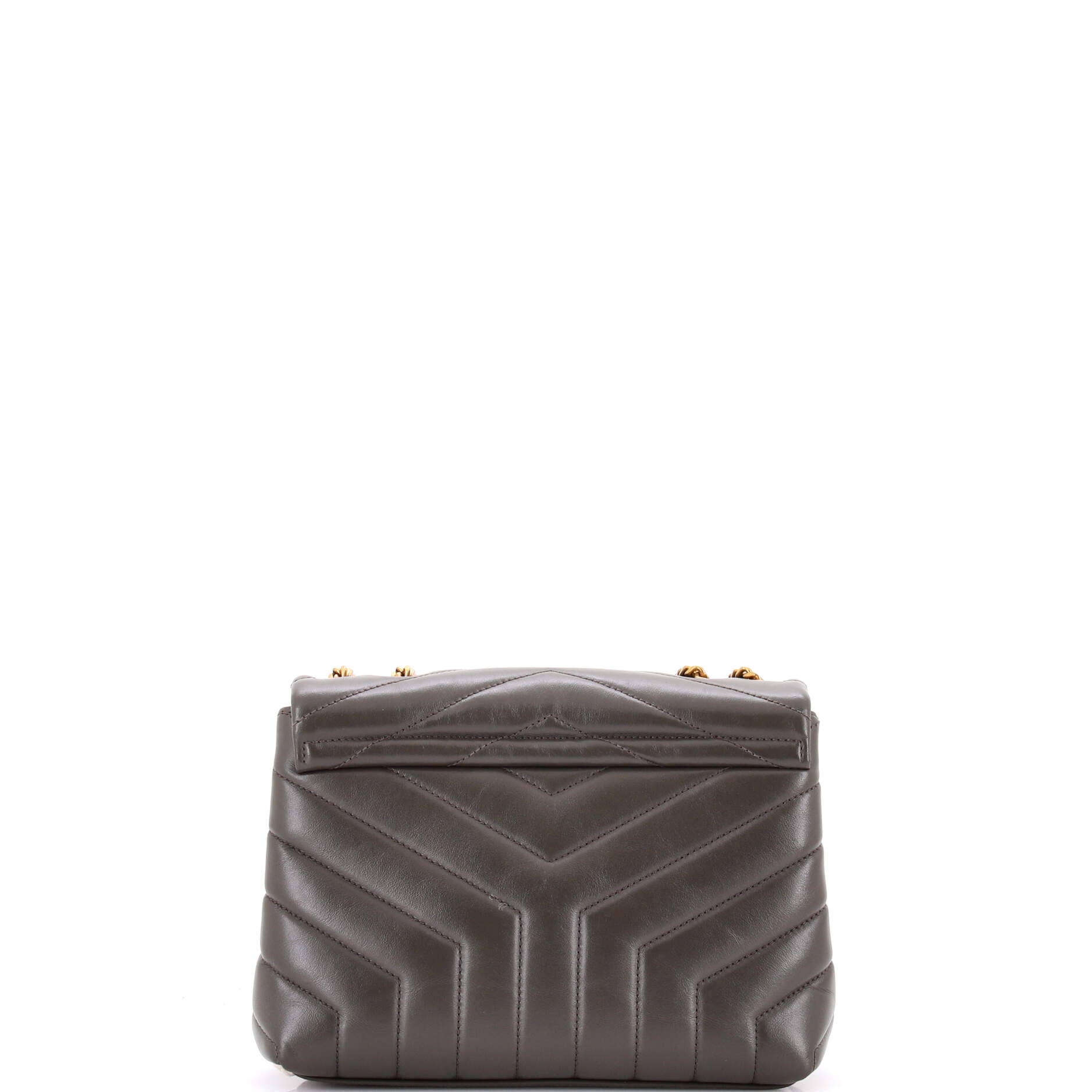 Saint Laurent Loulou Shoulder Bag Matelasse Chevron Leather Small
