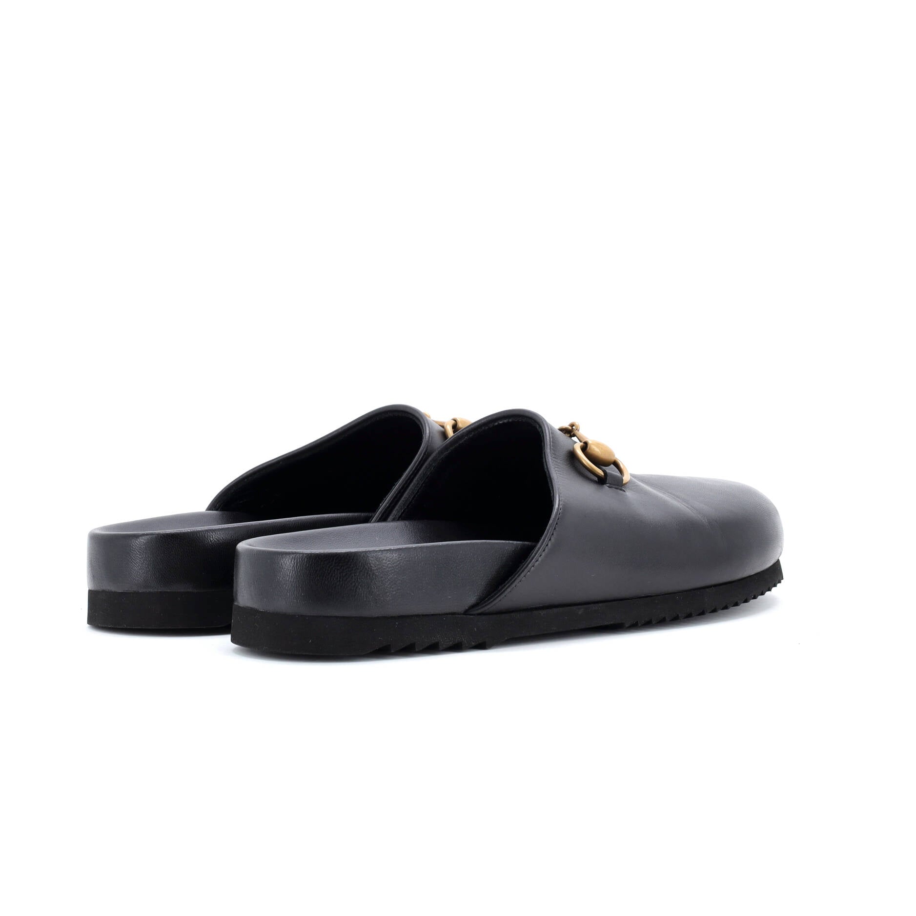 Gucci Women's Jakarta Horsebit Mules Leather