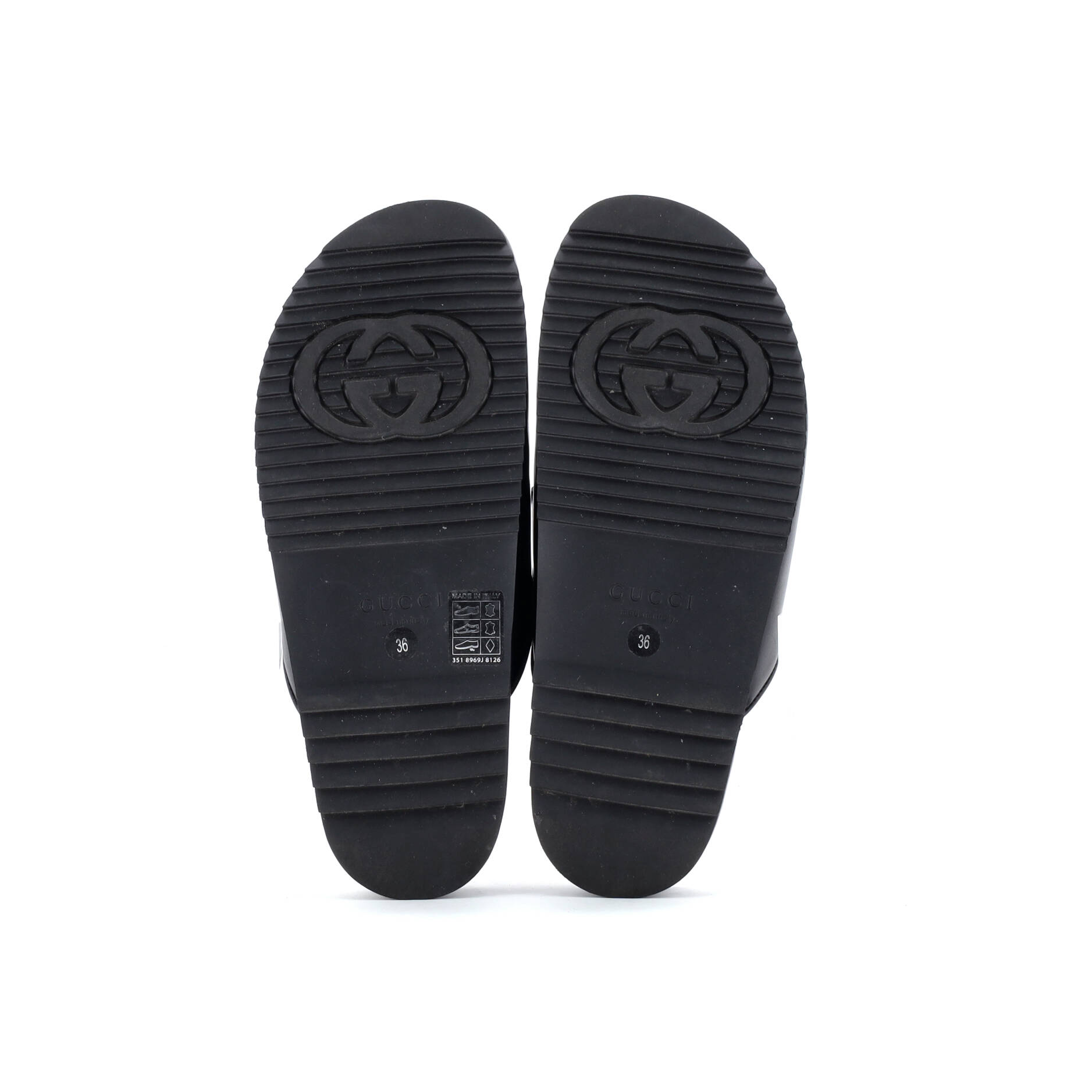 Gucci Women's Jakarta Horsebit Mules Leather