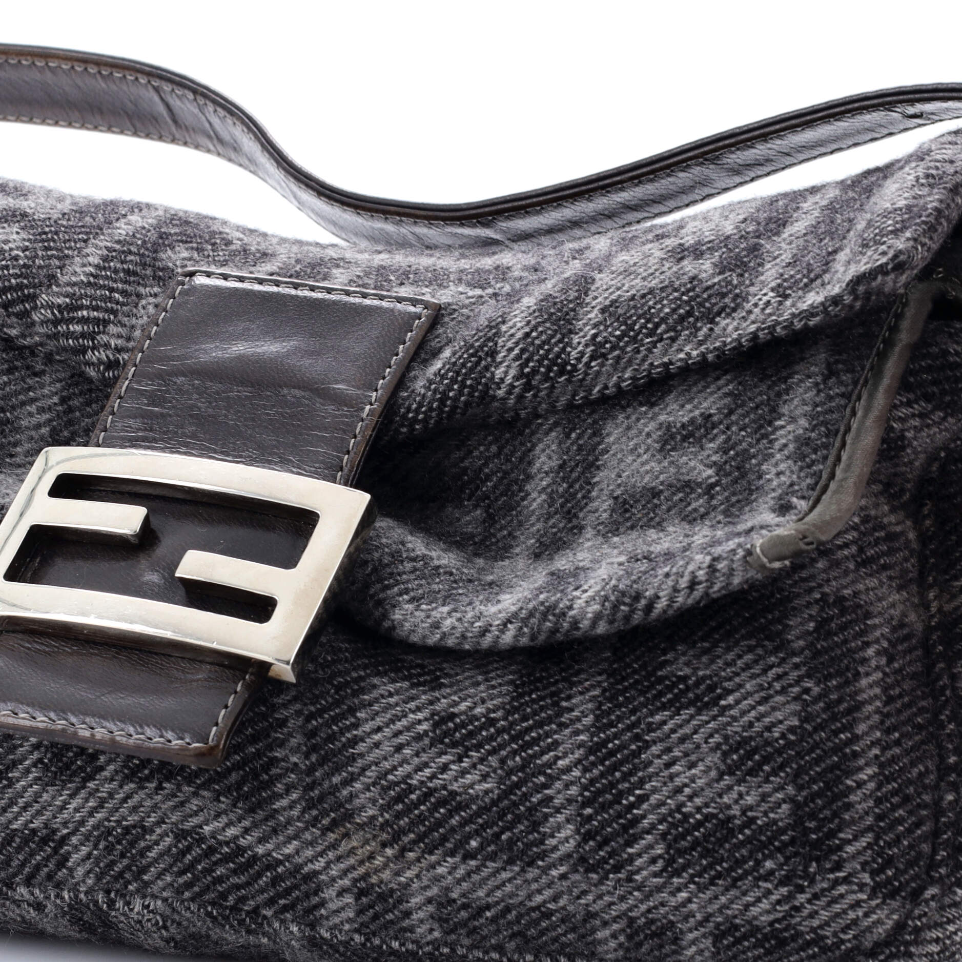 Fendi Baguette Bag Zucca Wool