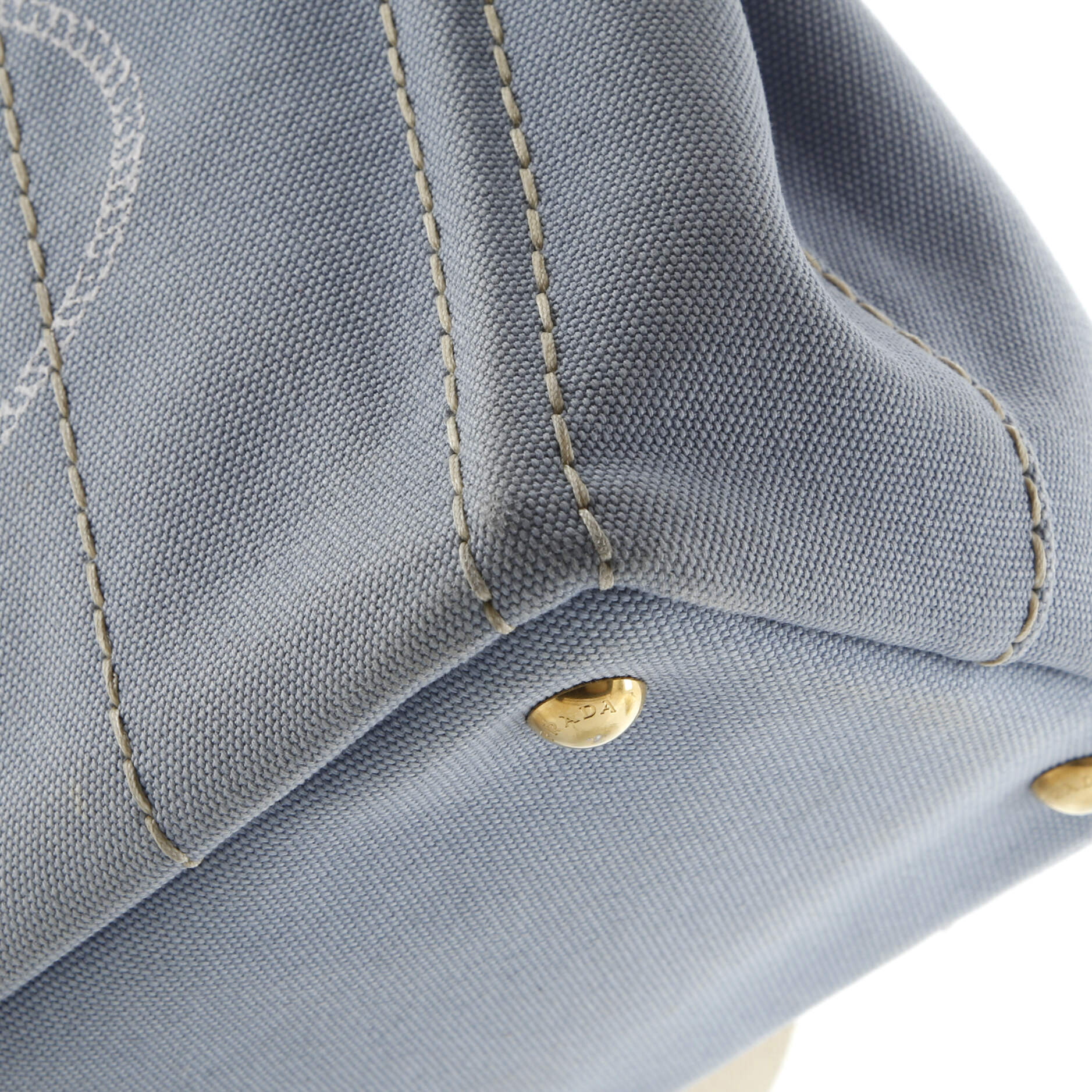 Prada Canapa Convertible Tote Canvas Mini