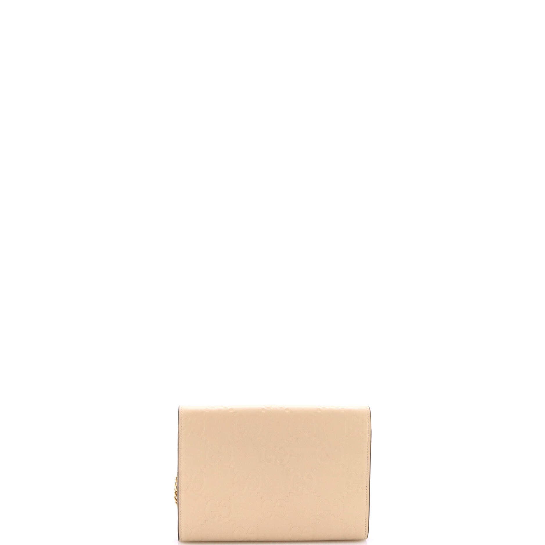 Gucci Envelope Wallet on Chain Guccissima Leather