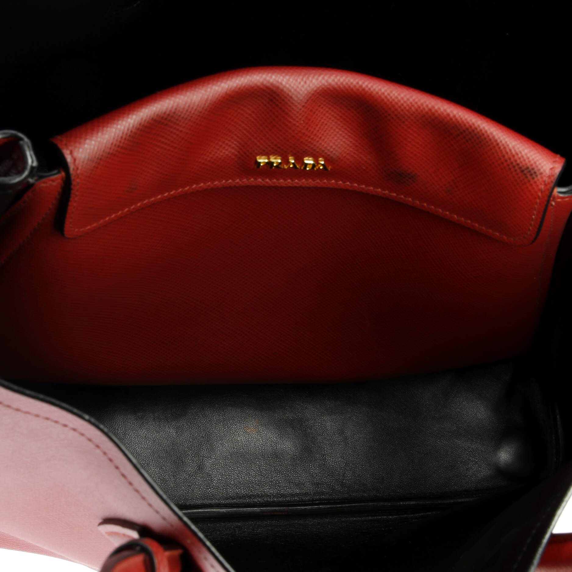 Prada Cuir Double Tote Saffiano Leather Large