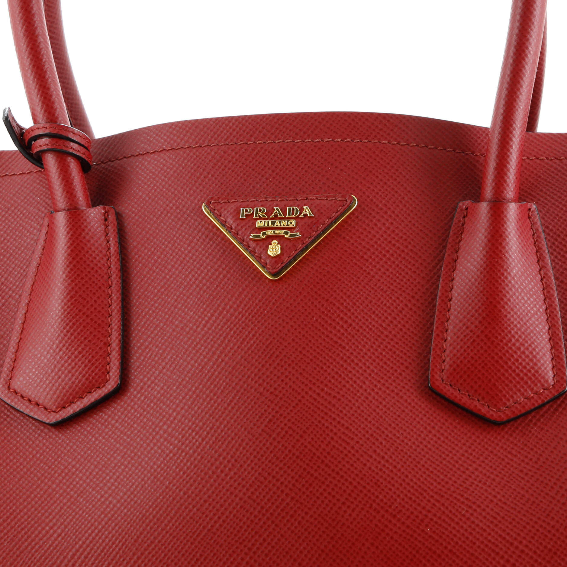 Prada Cuir Double Tote Saffiano Leather Large