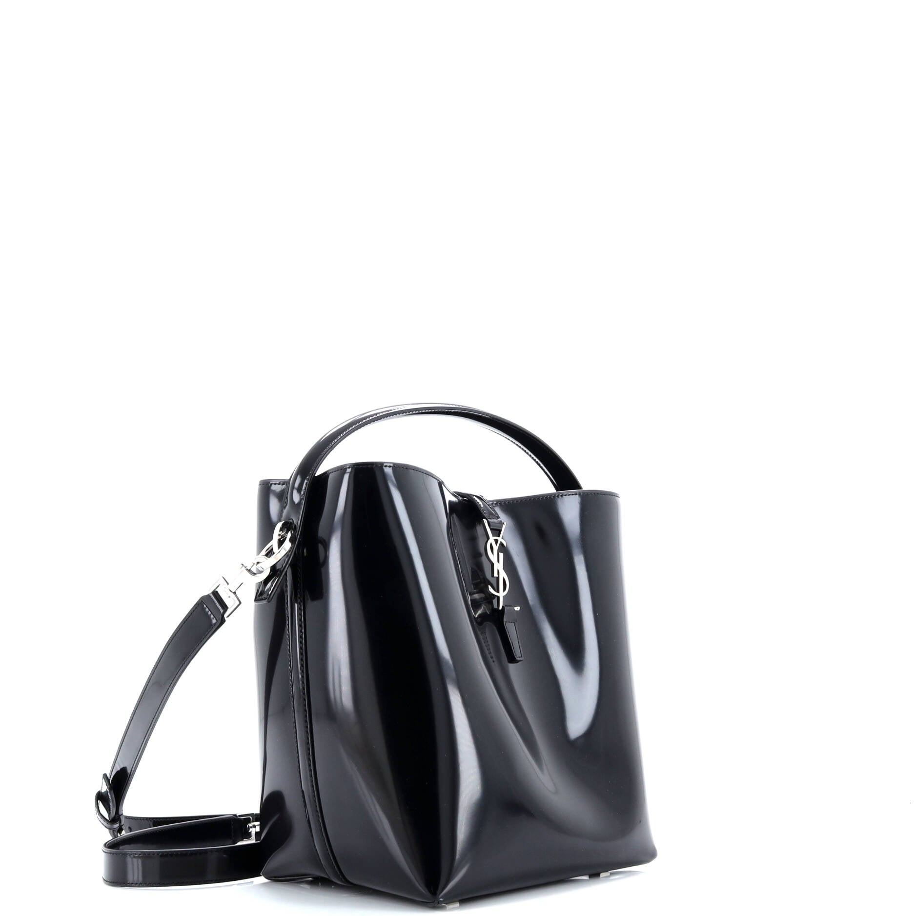 Saint Laurent Le 37 Bucket Bag Patent