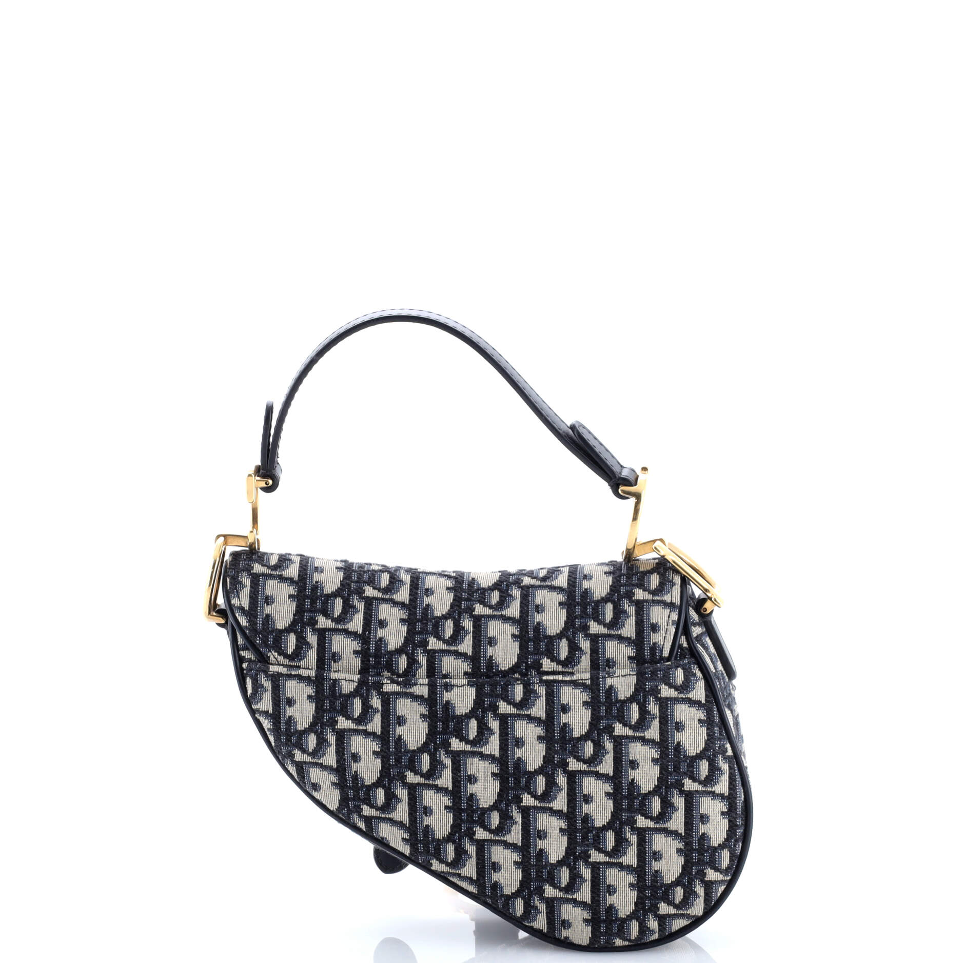 Christian Dior Saddle Handbag Oblique Canvas Mini
