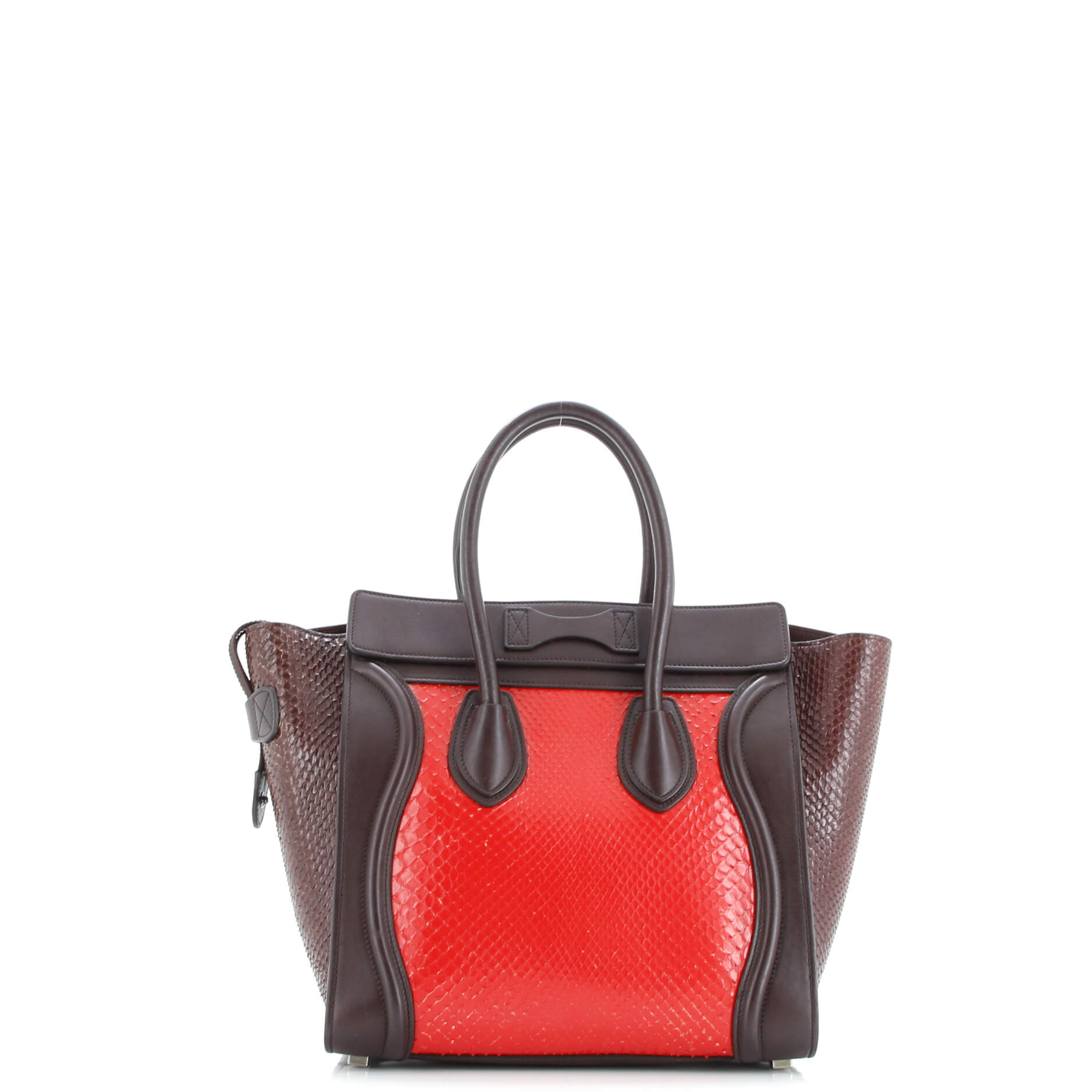 Celine Luggage Bag Python Micro