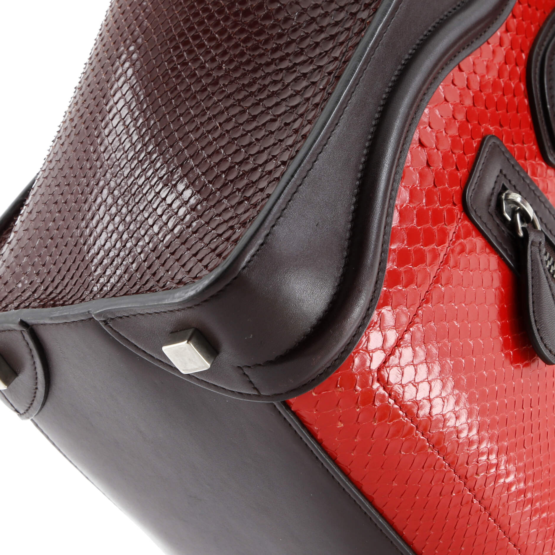 Celine Luggage Bag Python Micro
