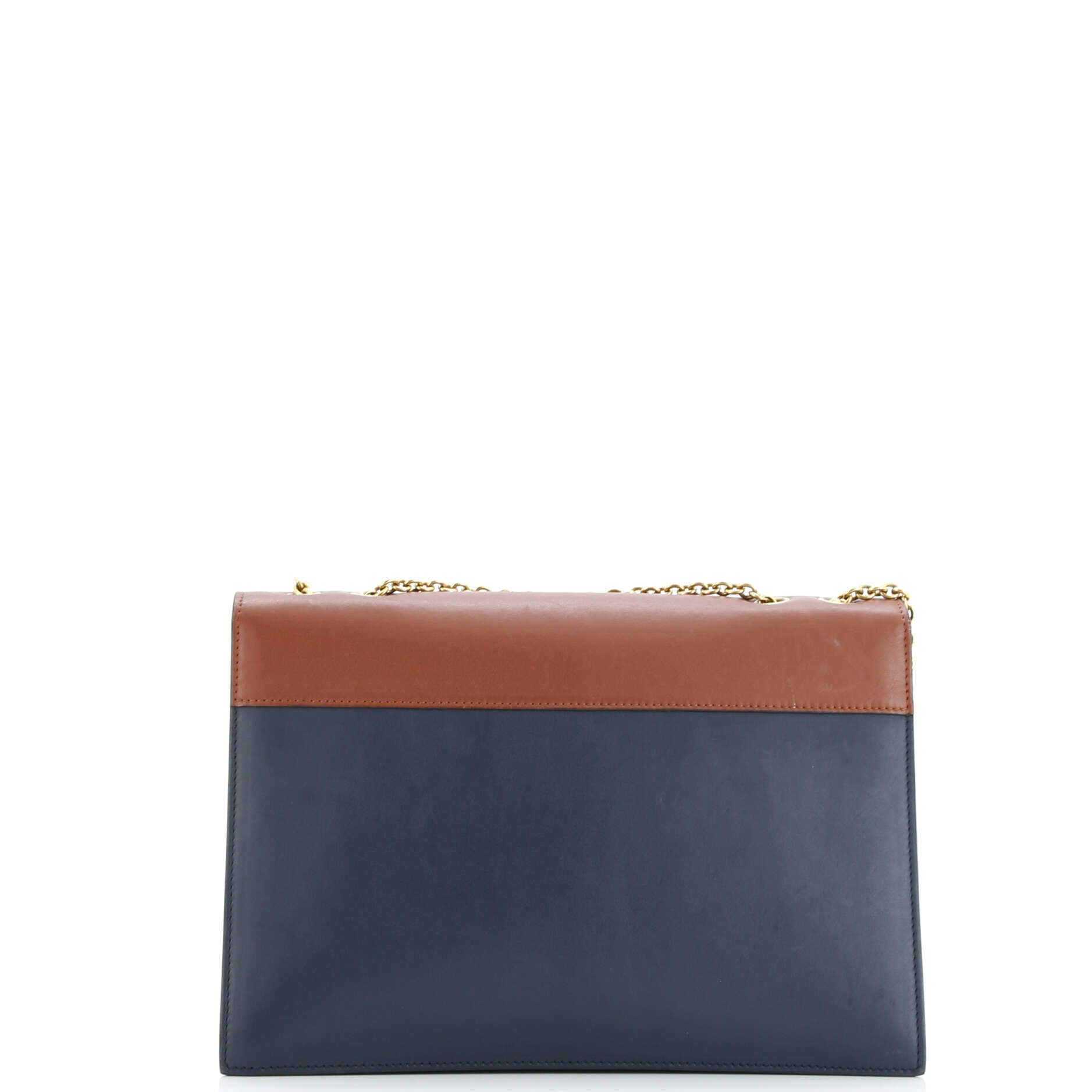 Celine Pocket Envelope Shoulder Bag Leather Medium
