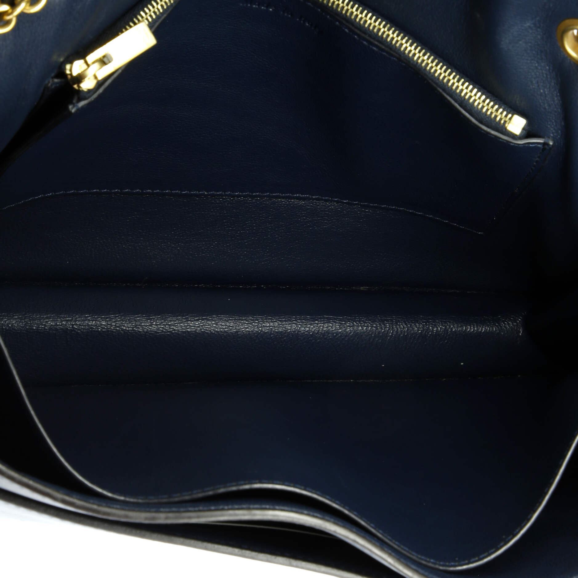 Celine Pocket Envelope Shoulder Bag Leather Medium