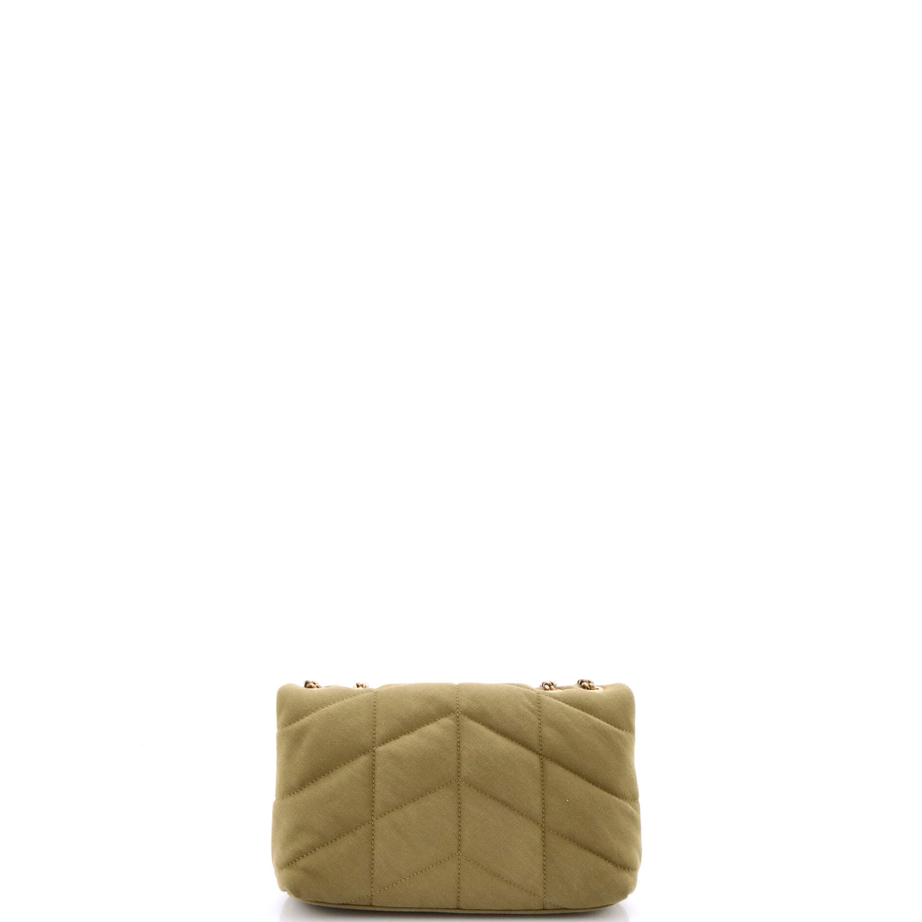 Saint Laurent Loulou Puffer Shoulder Bag Quilted Canvas Mini