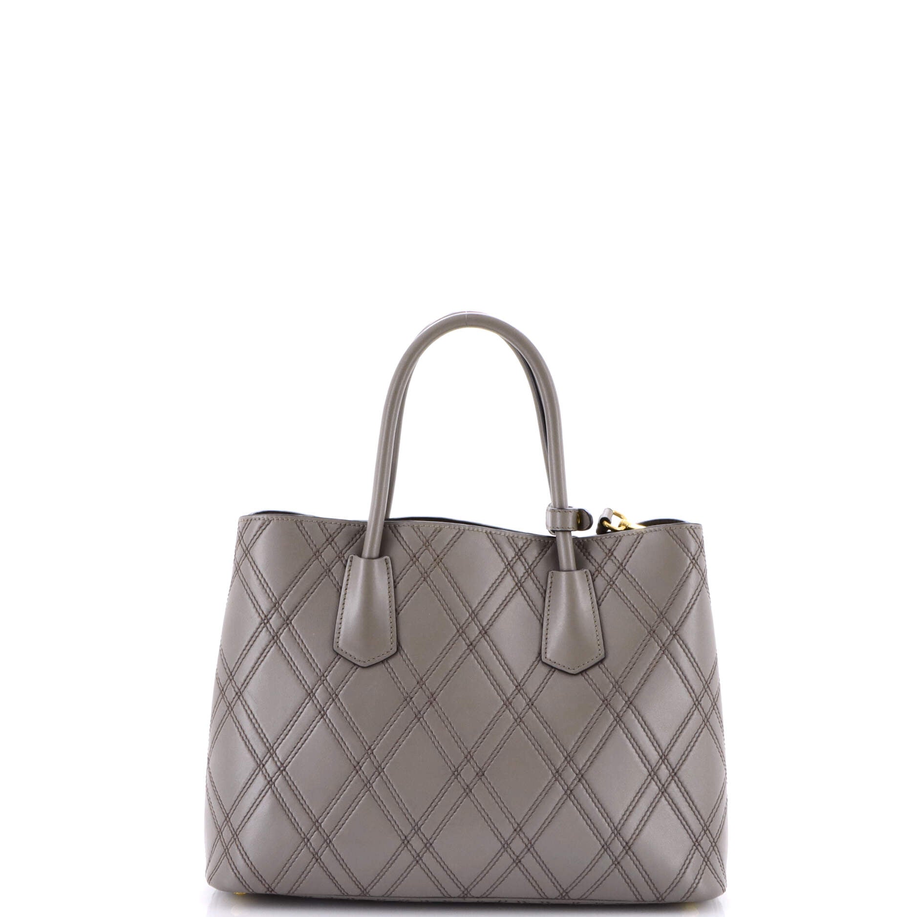 Prada Cuir Double Tote Quilted Leather Medium