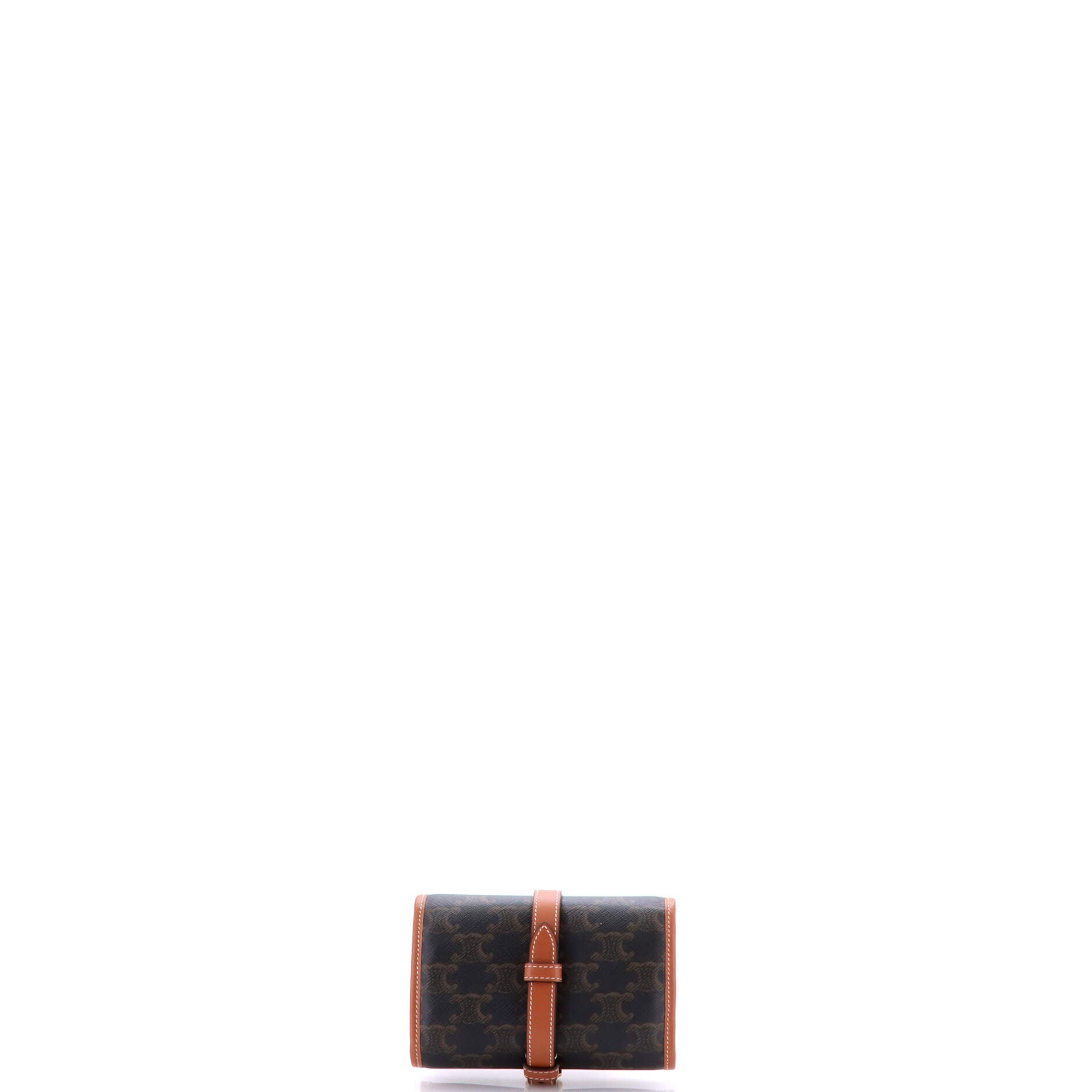 Celine Jewelry Pouch Triomphe Coated Canvas