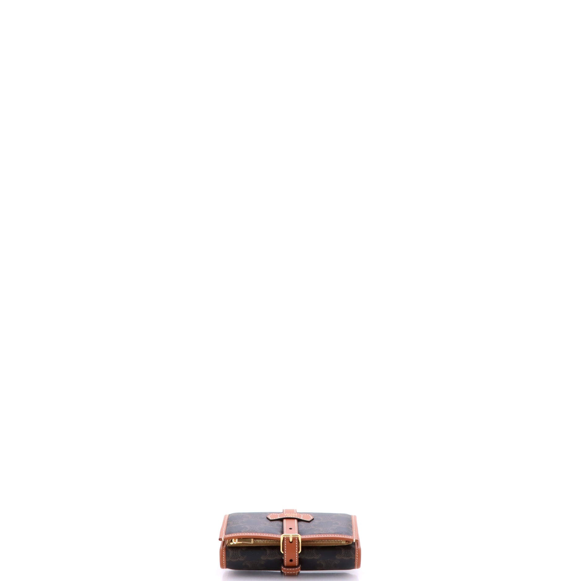 Celine Jewelry Pouch Triomphe Coated Canvas
