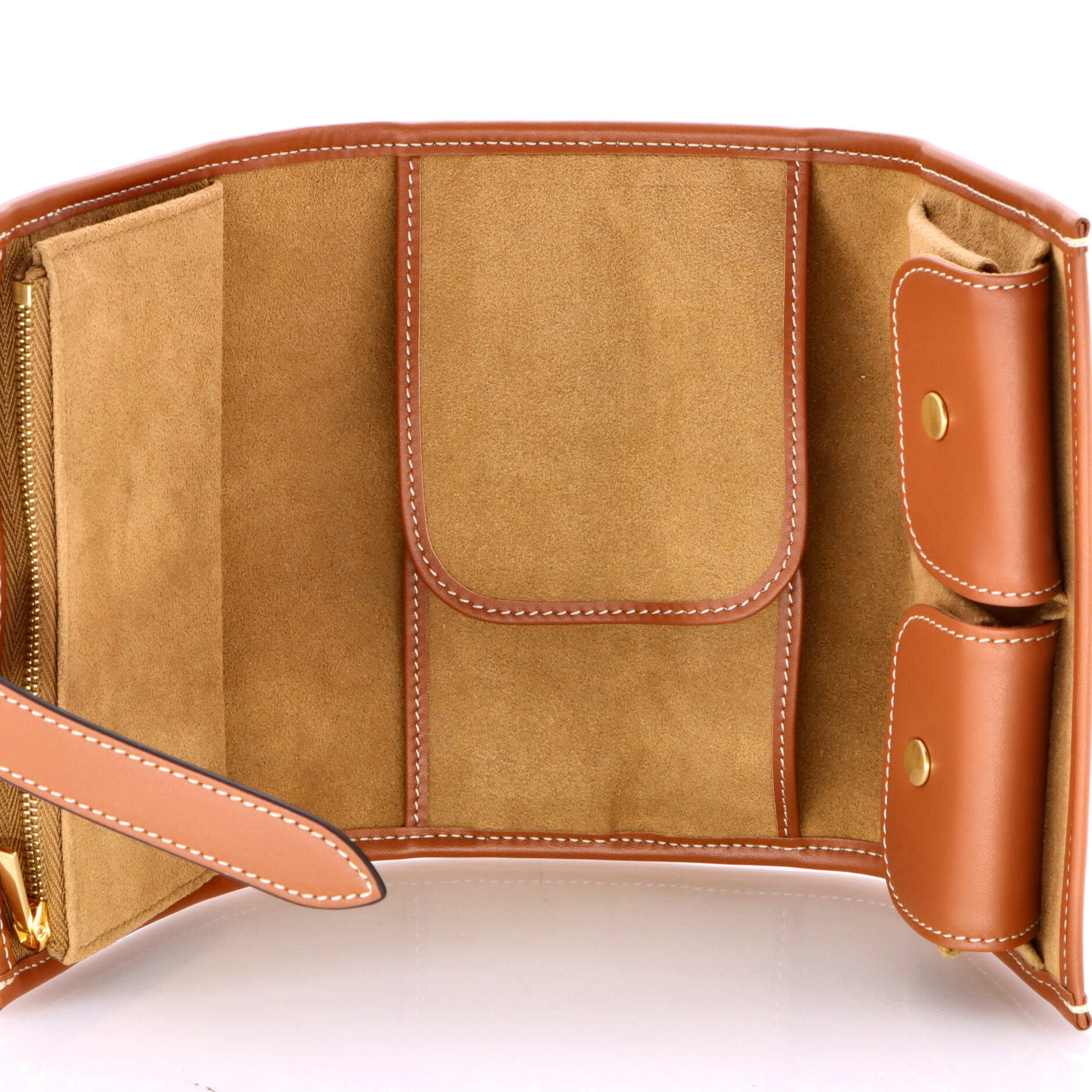 Celine Jewelry Pouch Triomphe Coated Canvas