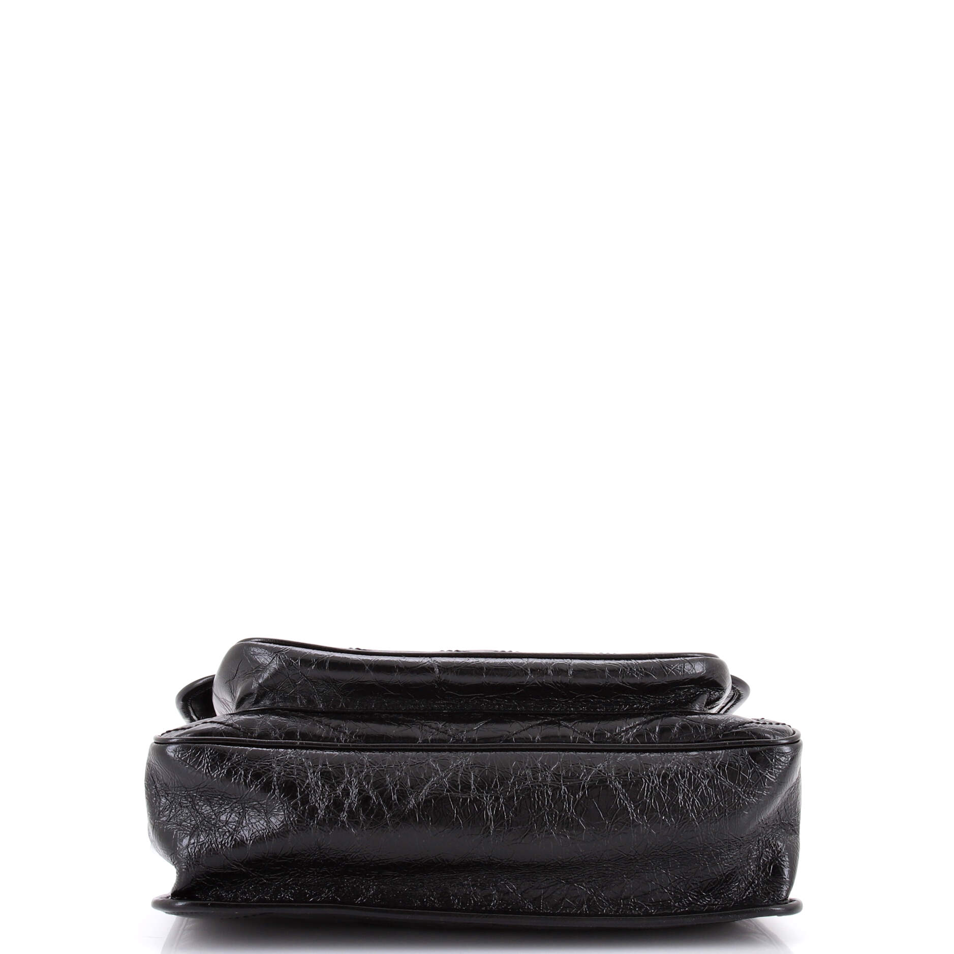 Saint Laurent Niki Chain Flap Bag Matelasse Chevron Leather Large