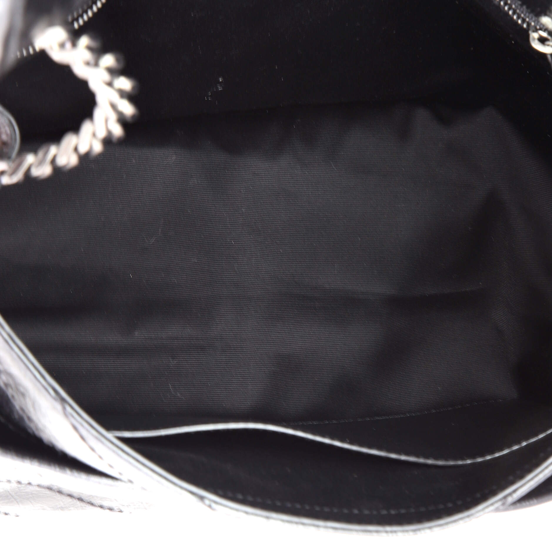 Saint Laurent Niki Chain Flap Bag Matelasse Chevron Leather Large