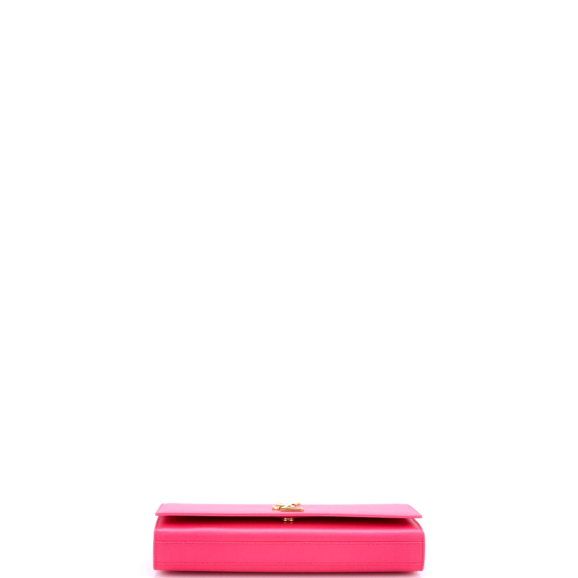 Saint Laurent Classic Monogram Clutch Leather Long