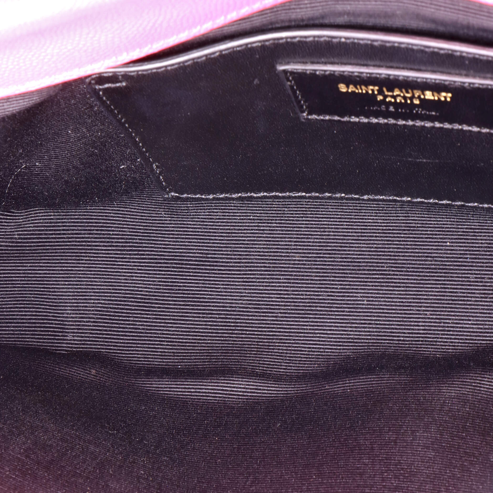 Saint Laurent Classic Monogram Clutch Leather Long