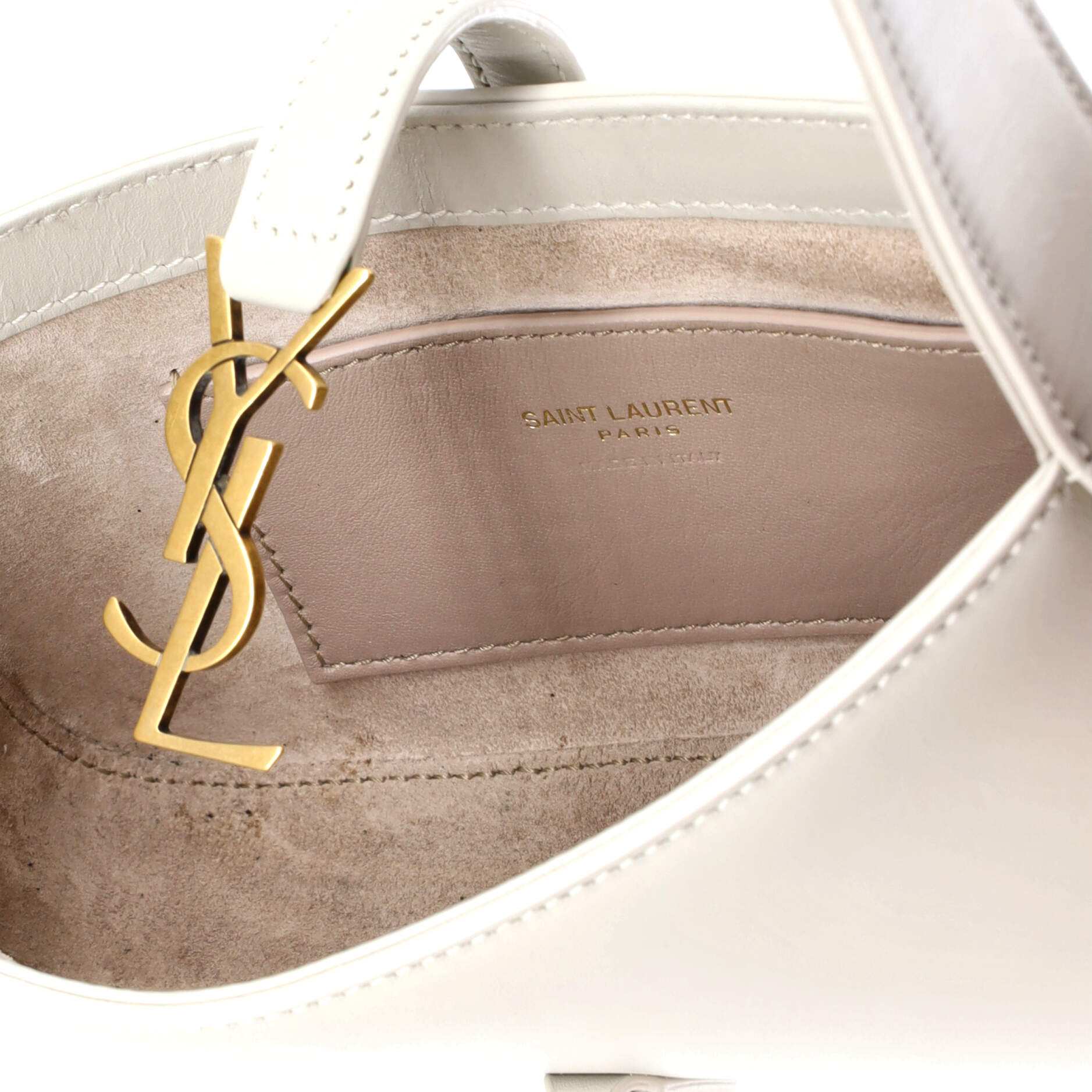Saint Laurent Le 5 a 7 Hobo Leather Mini