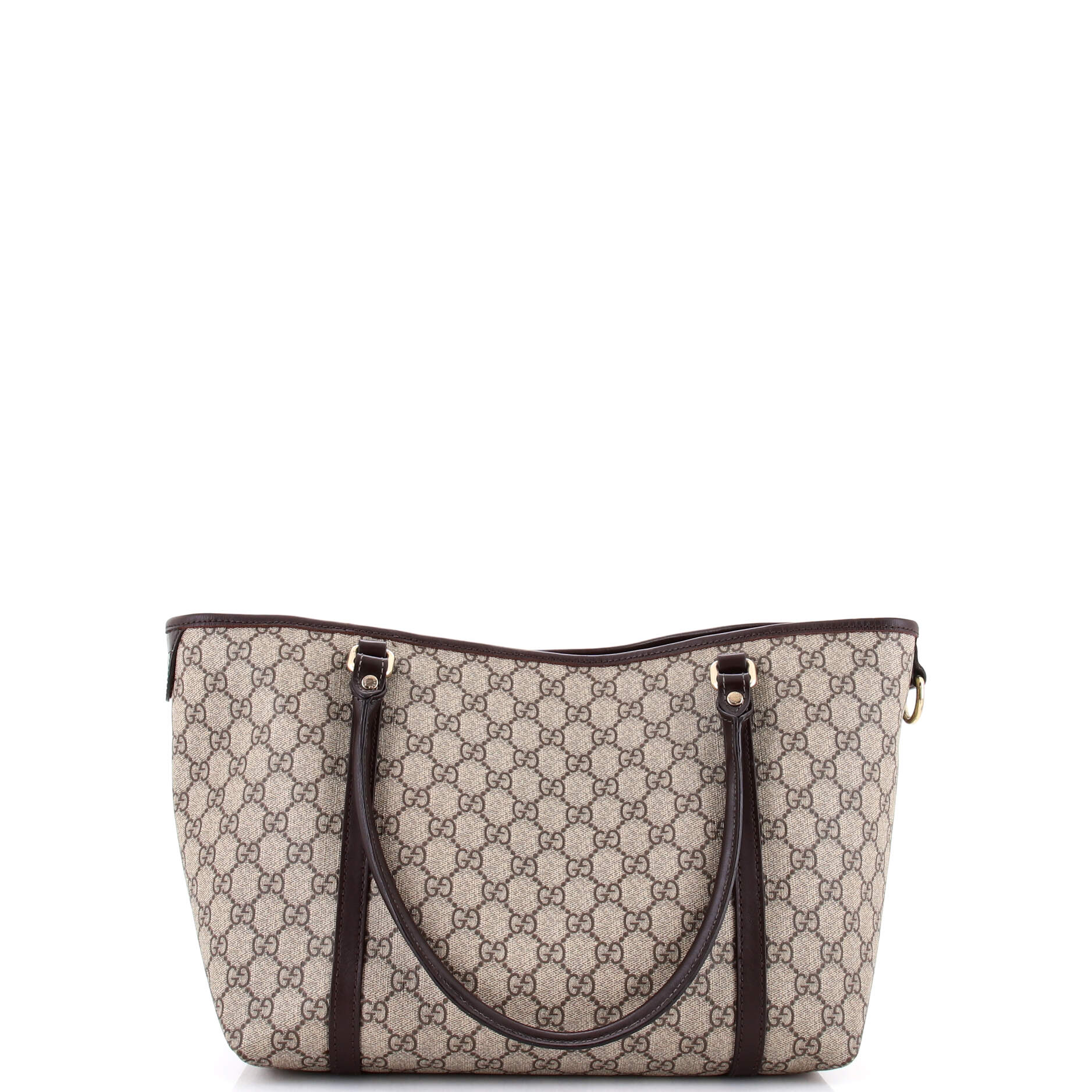 Gucci Joy Tote GG Coated Canvas with Leather Medium