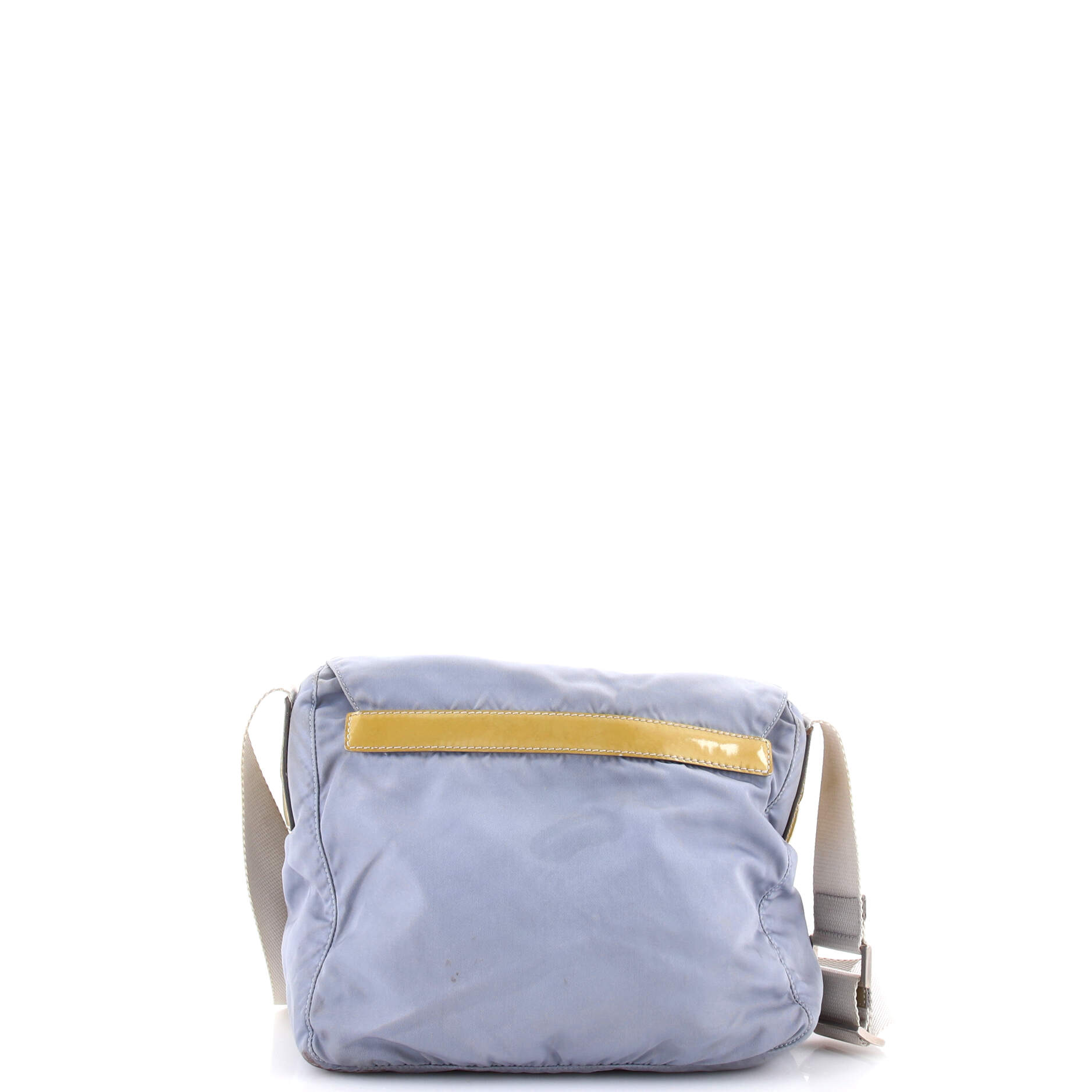 Prada Buckle Messenger Bag Tessuto Small