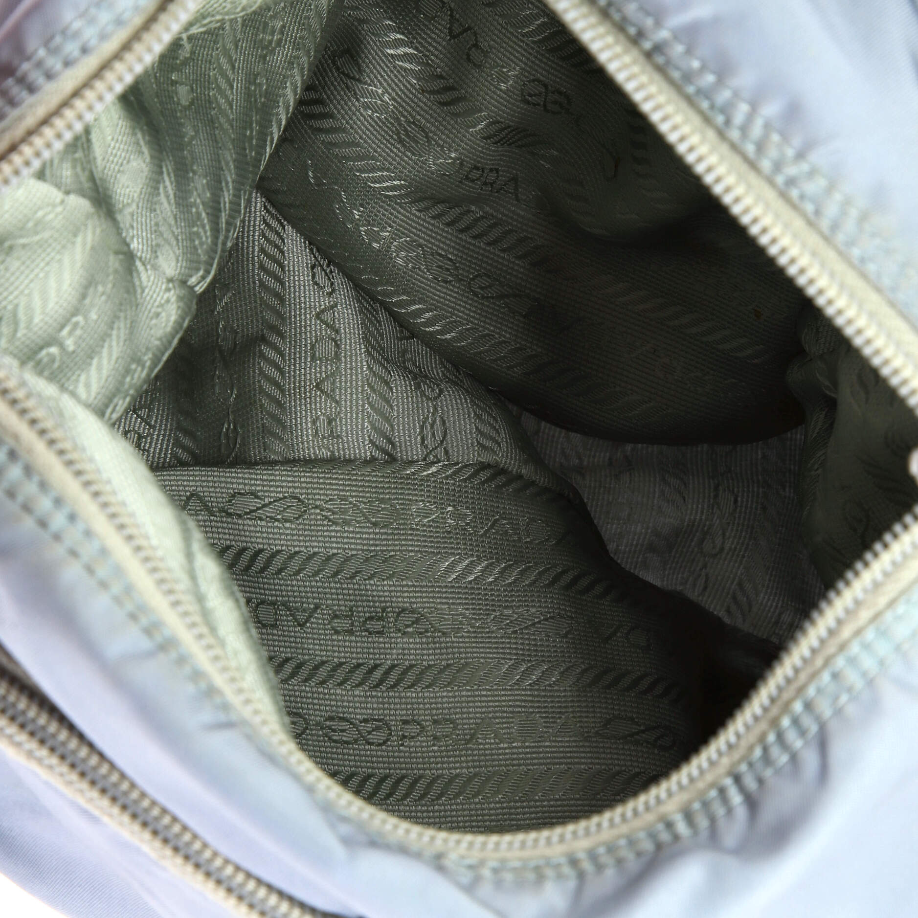 Prada Buckle Messenger Bag Tessuto Small