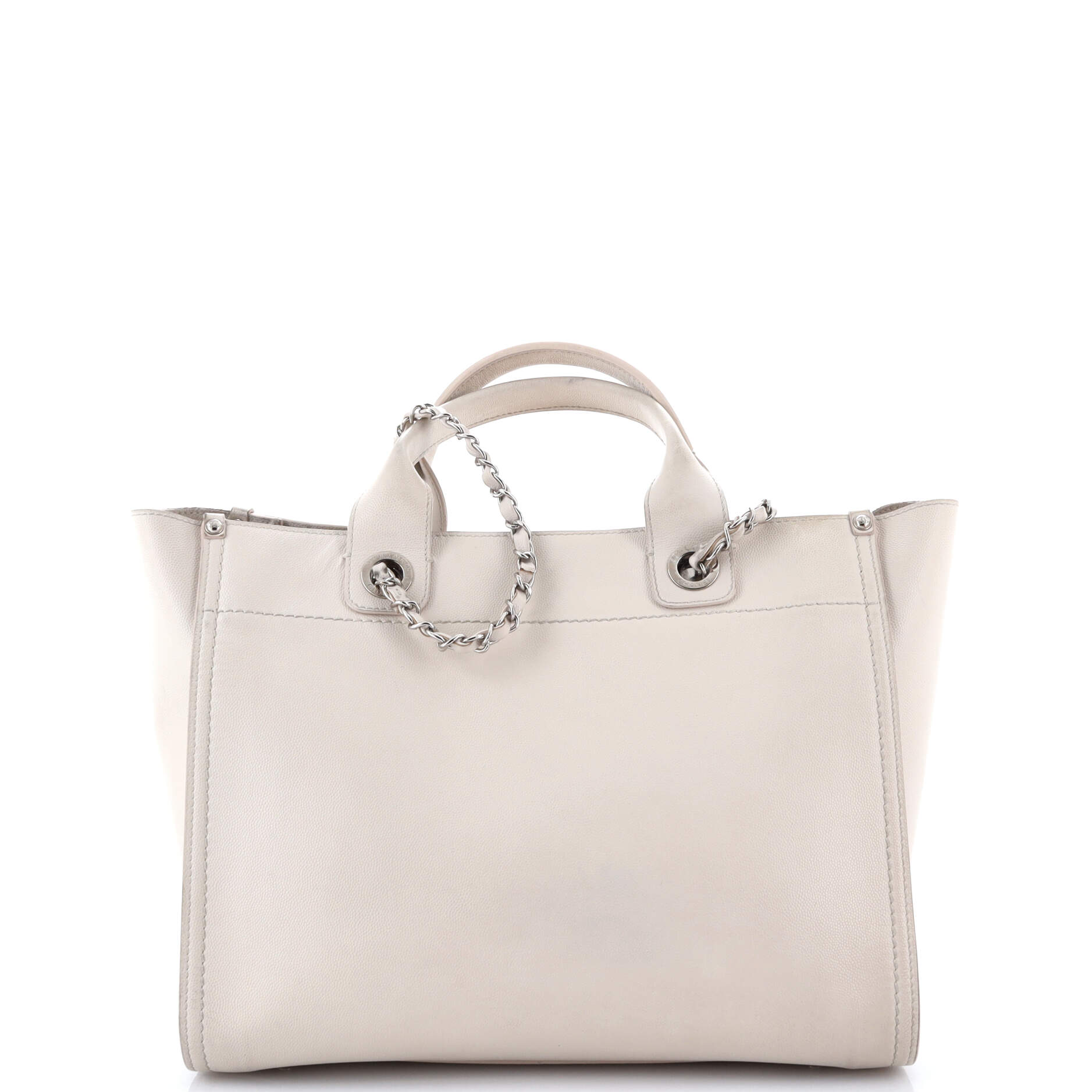 Chanel Deauville Tote Studded Caviar Small