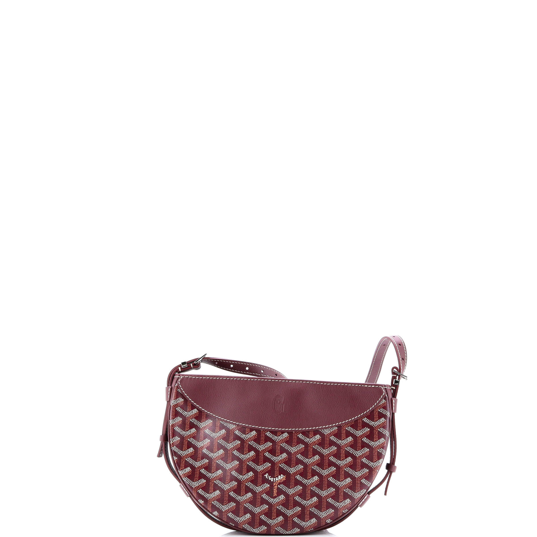 Goyard Hirondelle Shoulder Bag Coated Canvas and Leather