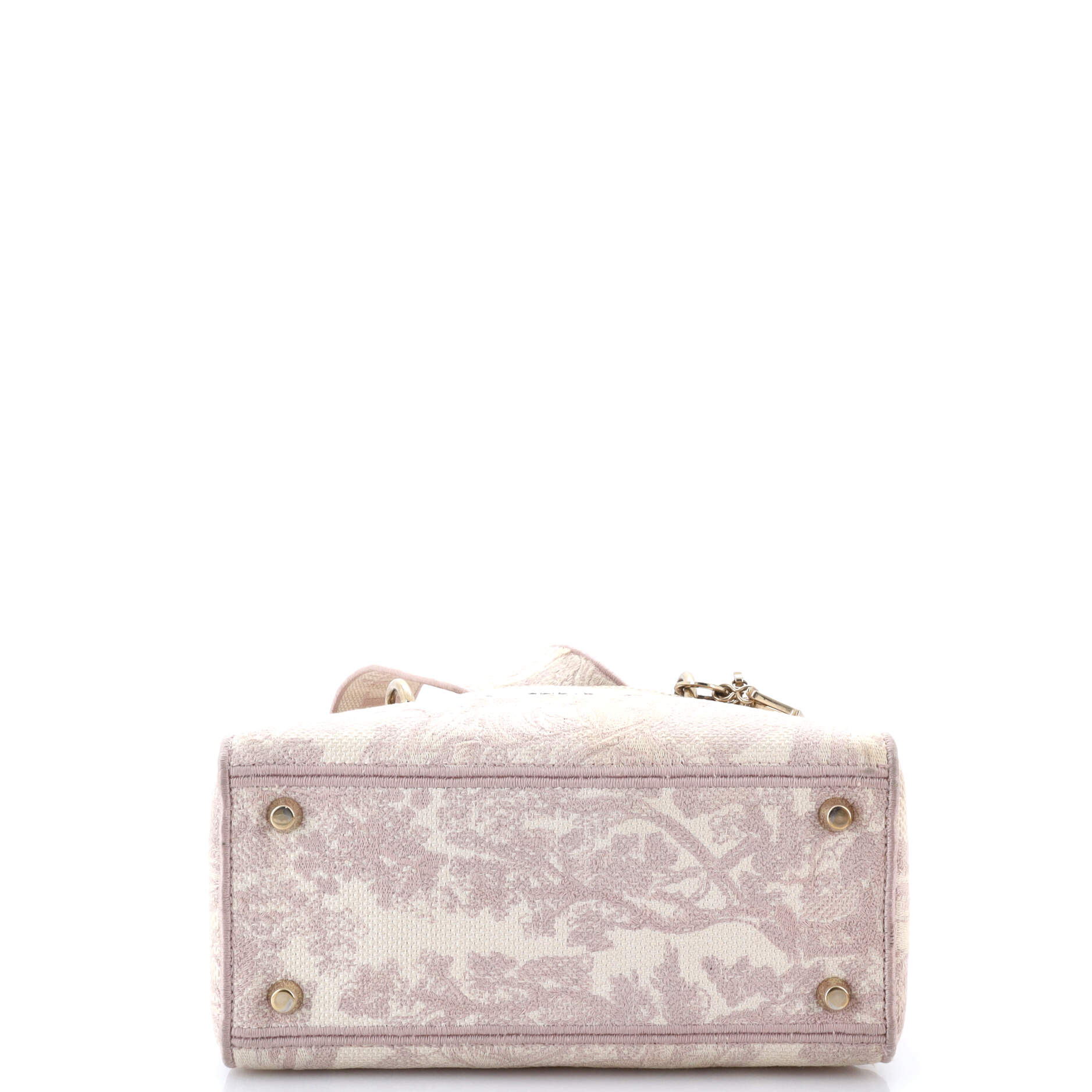 Christian Dior Toile de Jouy Lady D-Lite Bag Embroidered Canvas