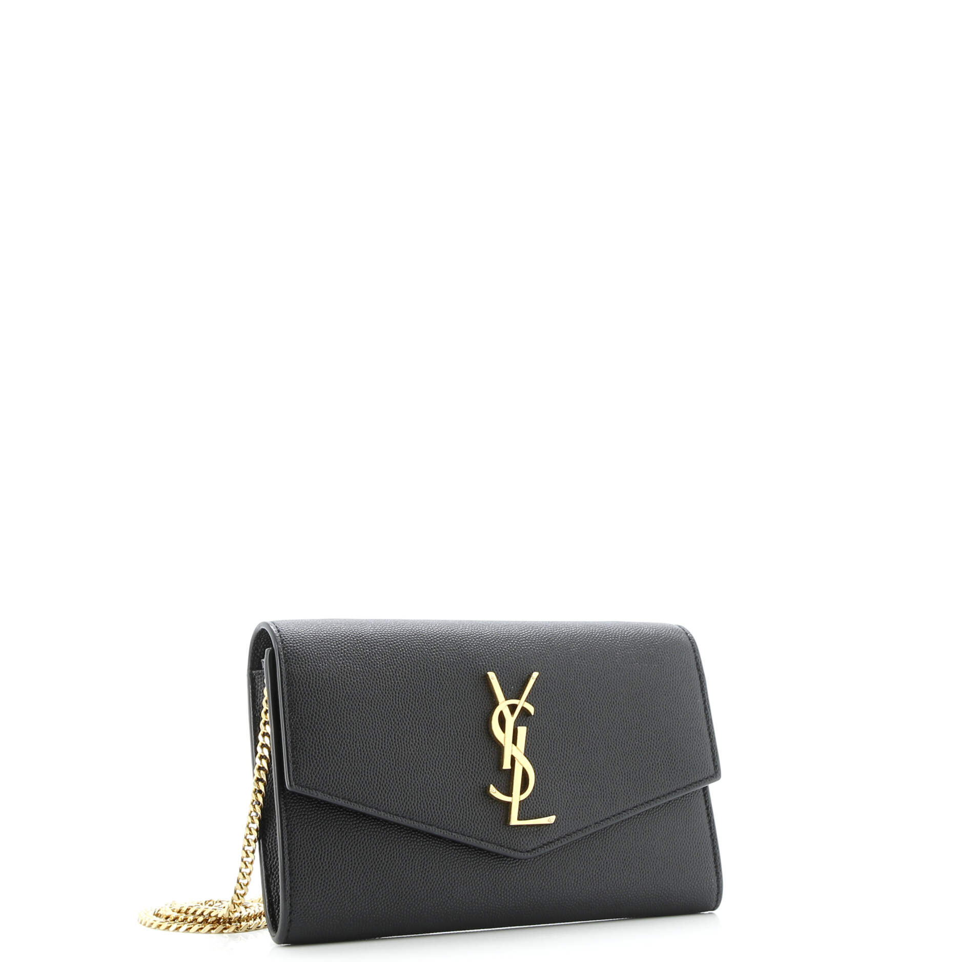 Saint Laurent Uptown Chain Wallet Leather