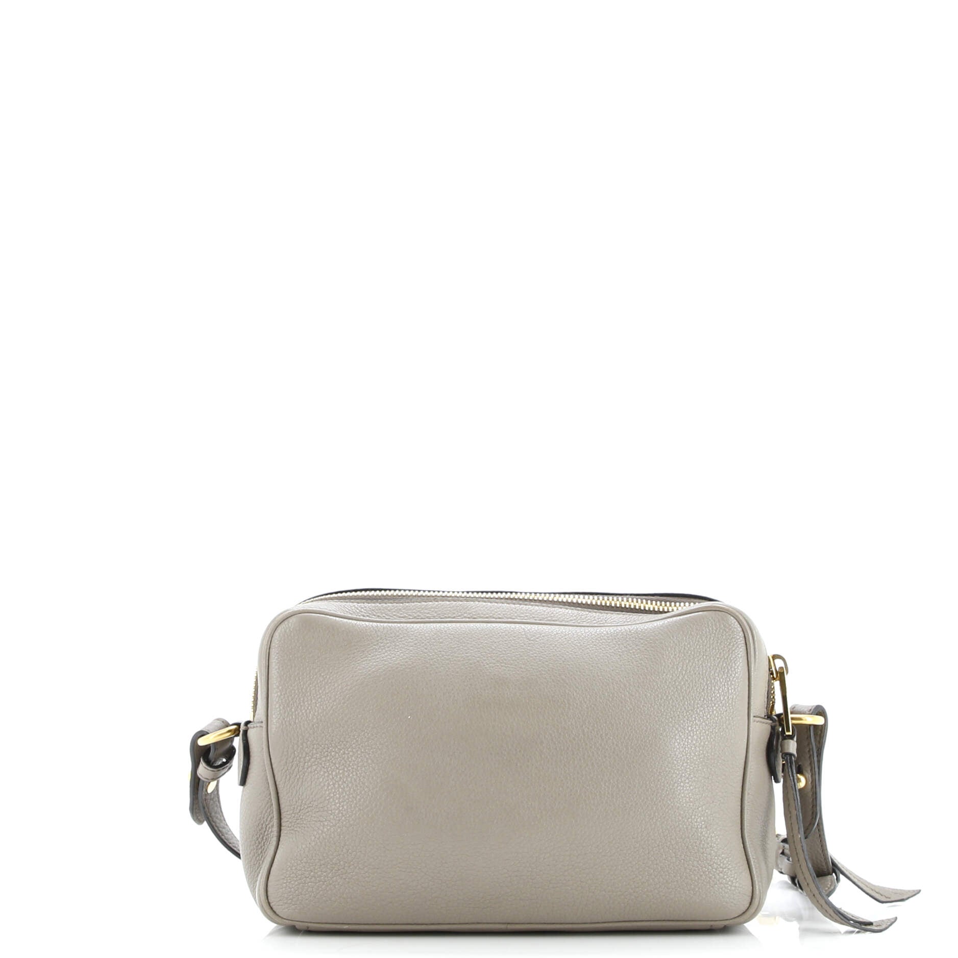 Prada Double Zip Camera Bag Vitello Daino