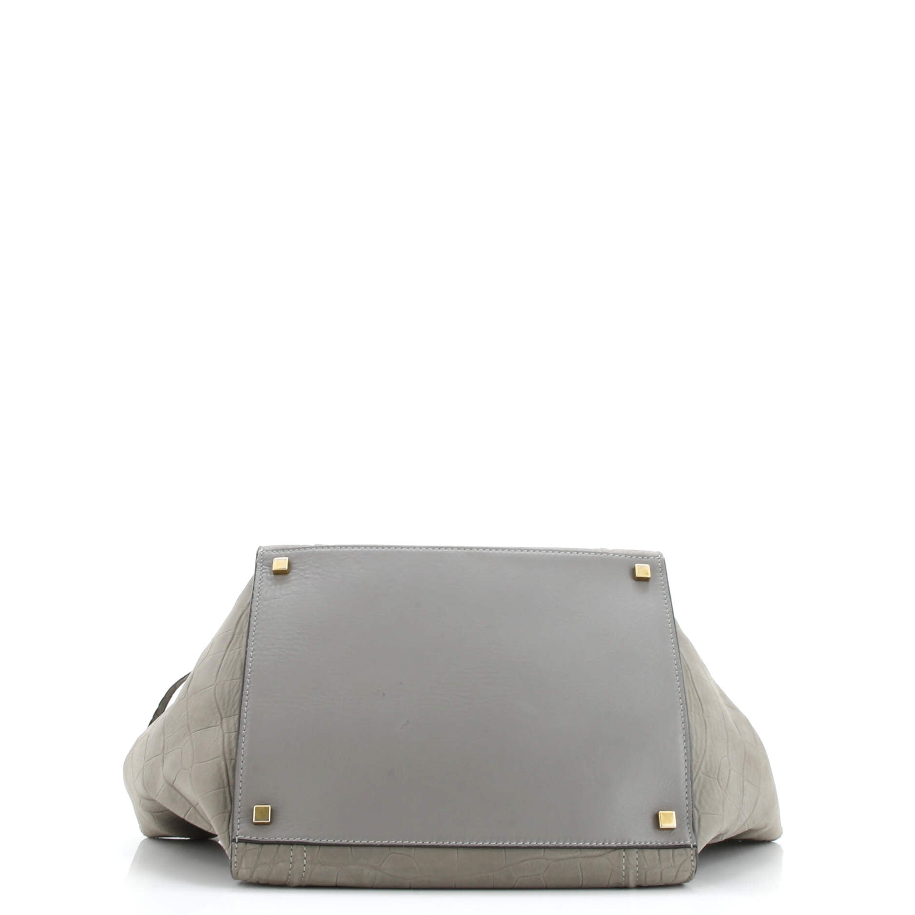 Celine Phantom Bag Crocodile Embossed Nubuck Medium