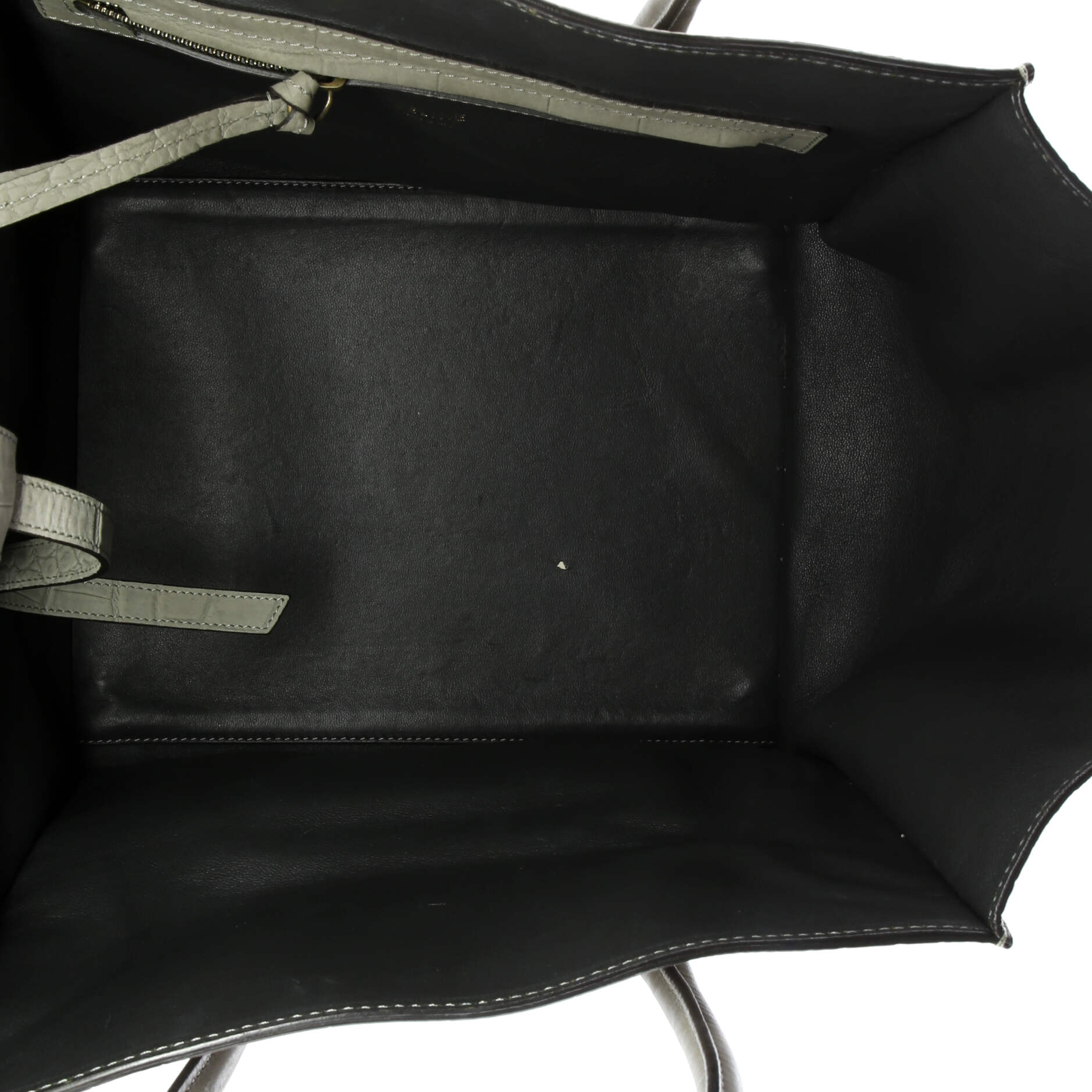 Celine Phantom Bag Crocodile Embossed Nubuck Medium