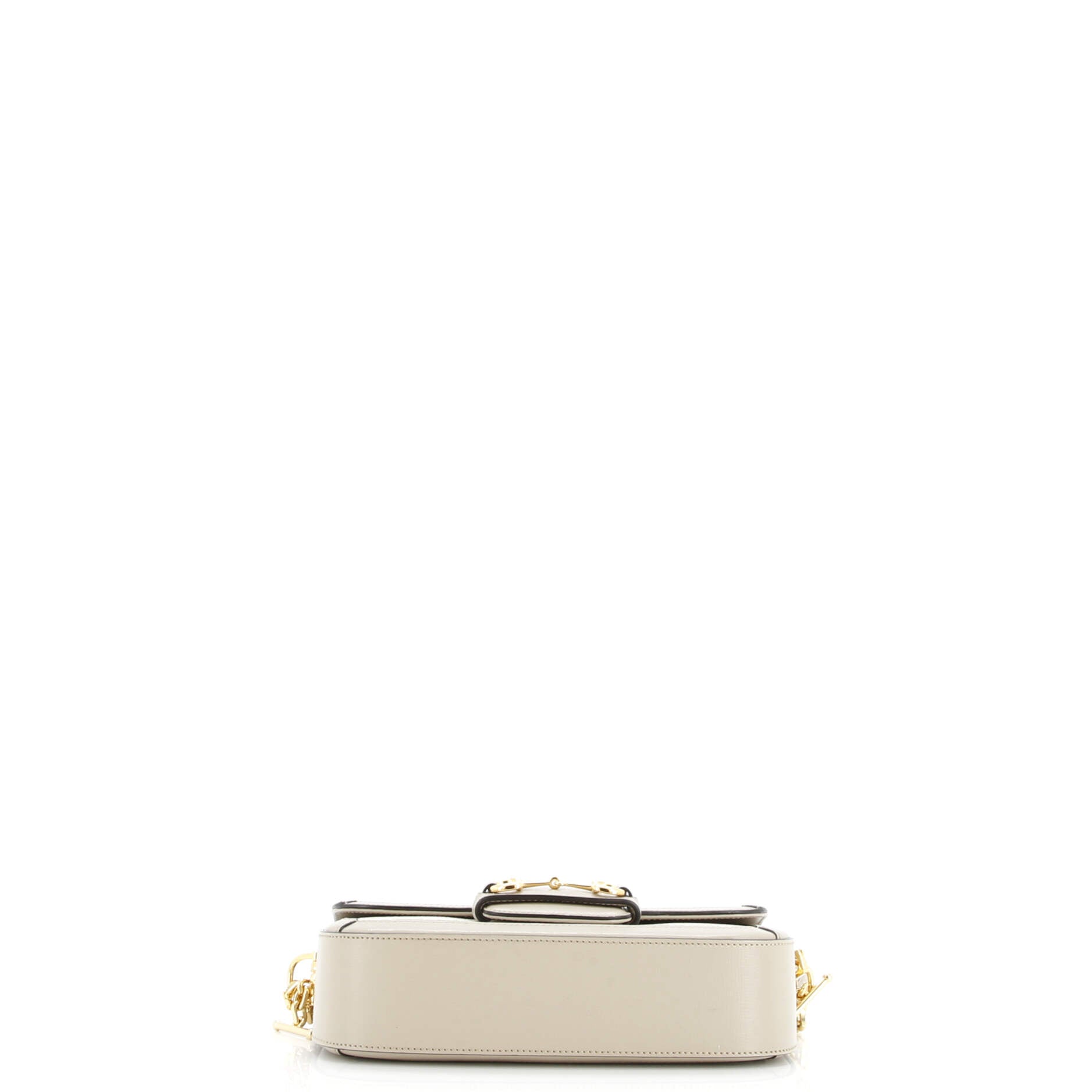 Gucci Horsebit 1955 Shoulder Bag GG Coated Canvas with Leather East West