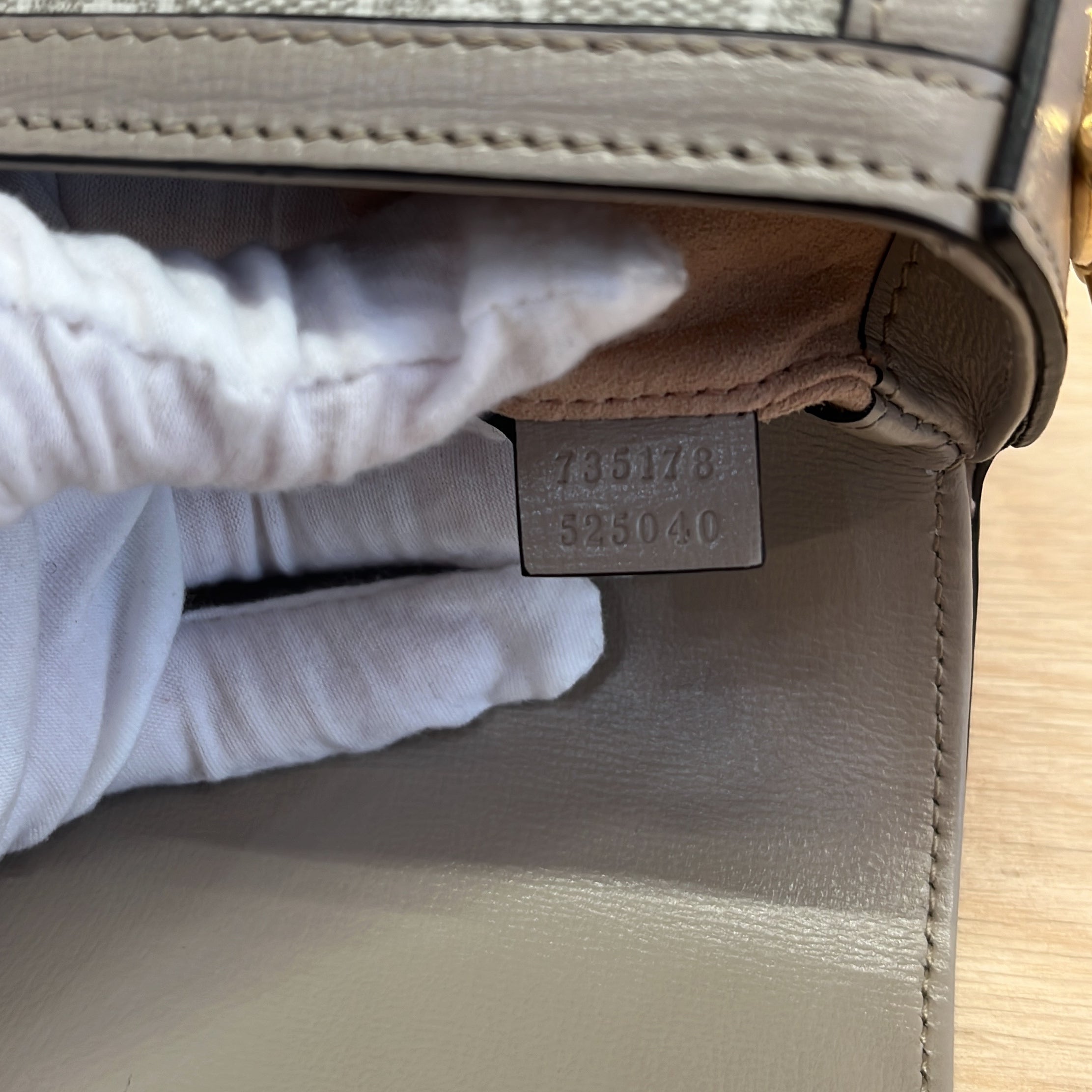 Gucci Horsebit 1955 Shoulder Bag GG Coated Canvas with Leather East West