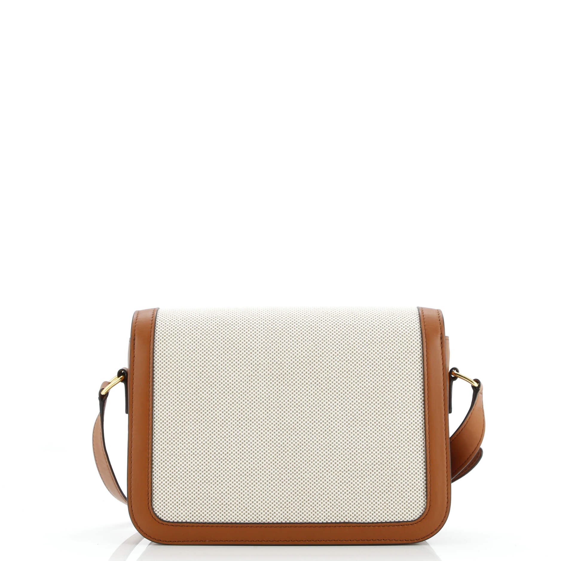 Celine Triomphe Shoulder Bag Canvas with Leather Medium