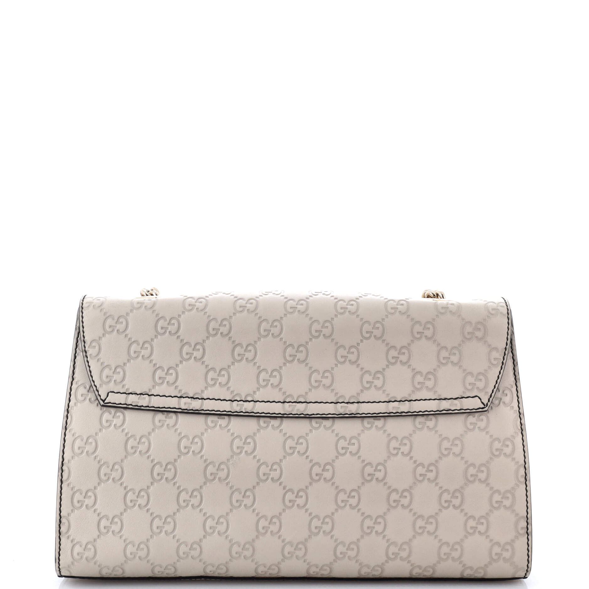 Gucci Emily Chain Flap Bag Guccissima Leather Medium