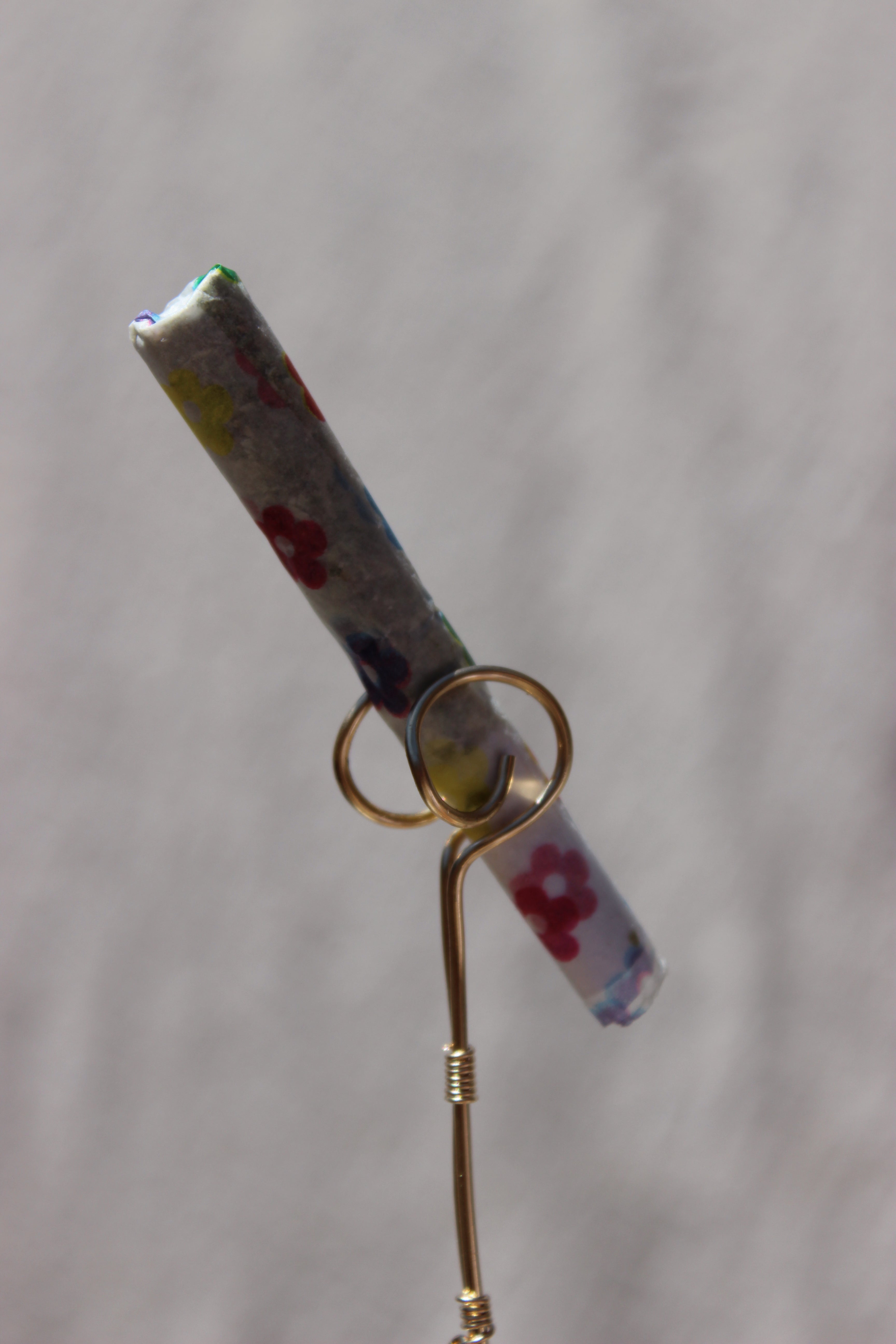 The Turquoise Bar Joint Holder by Toasted Jewelry