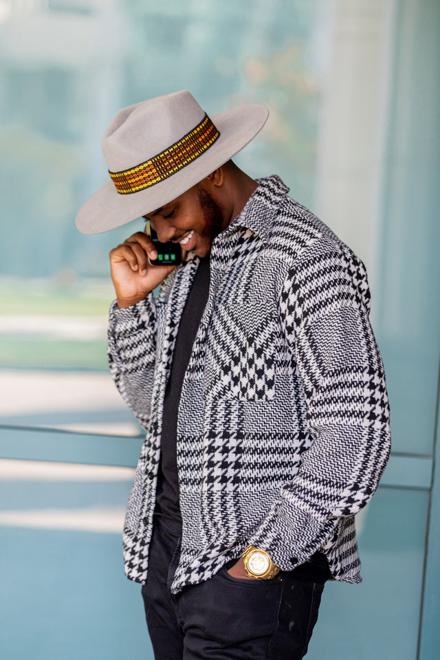 Light Grey Western Hat